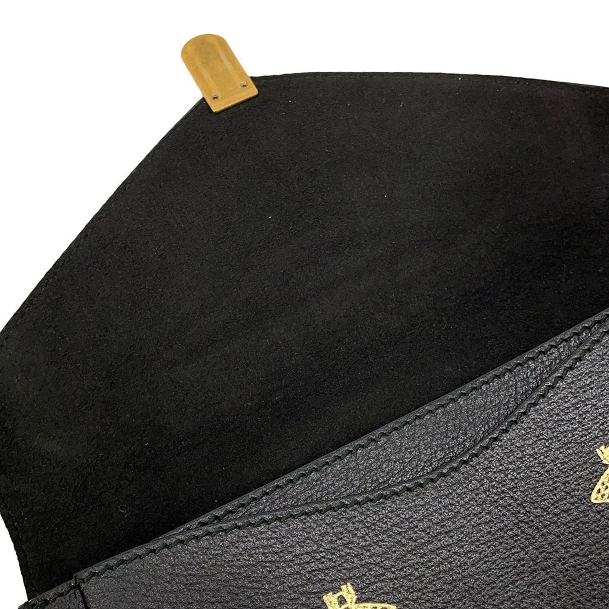 Gucci Black Leather Fanny Pack Sling Bag