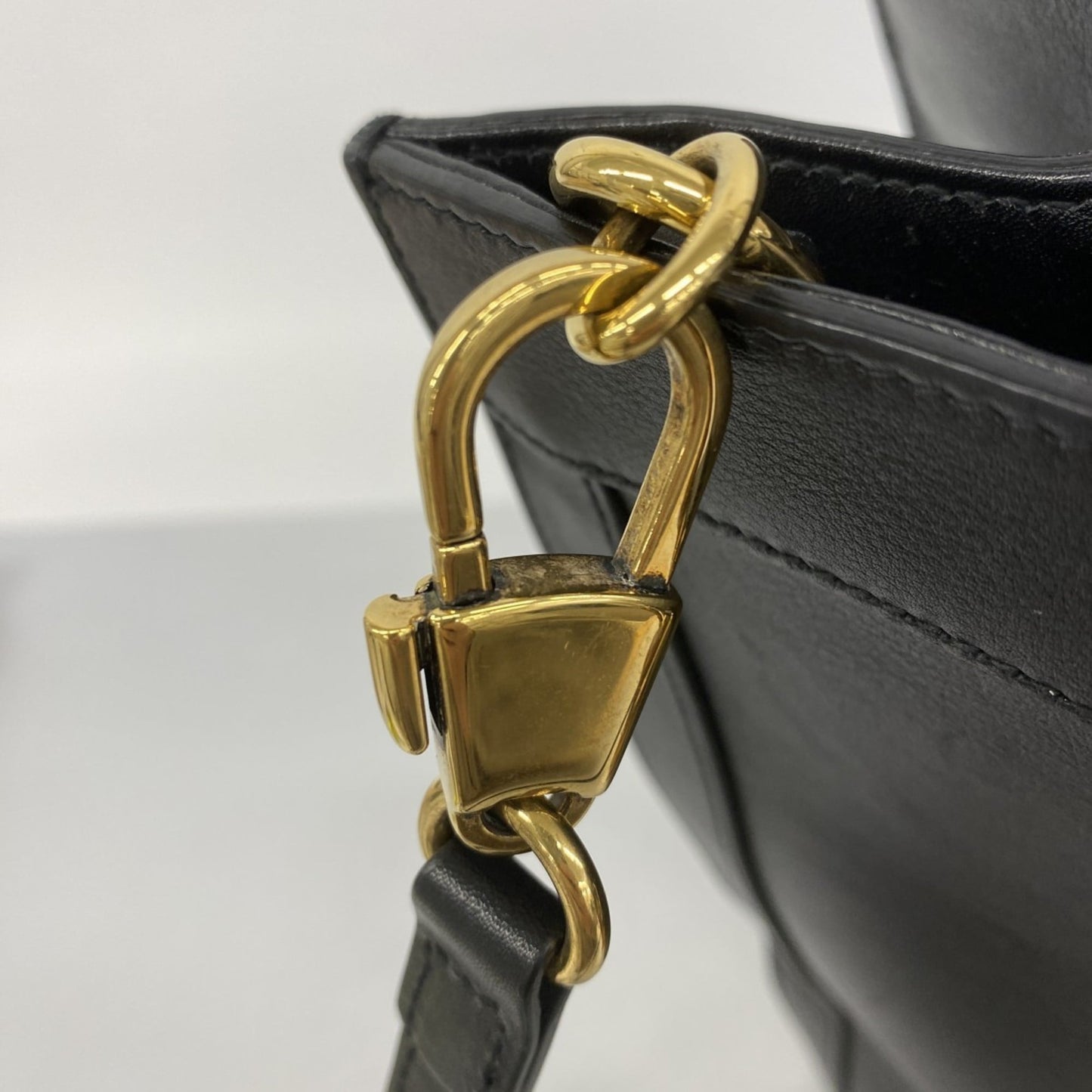 Gucci Black Leather Handbag