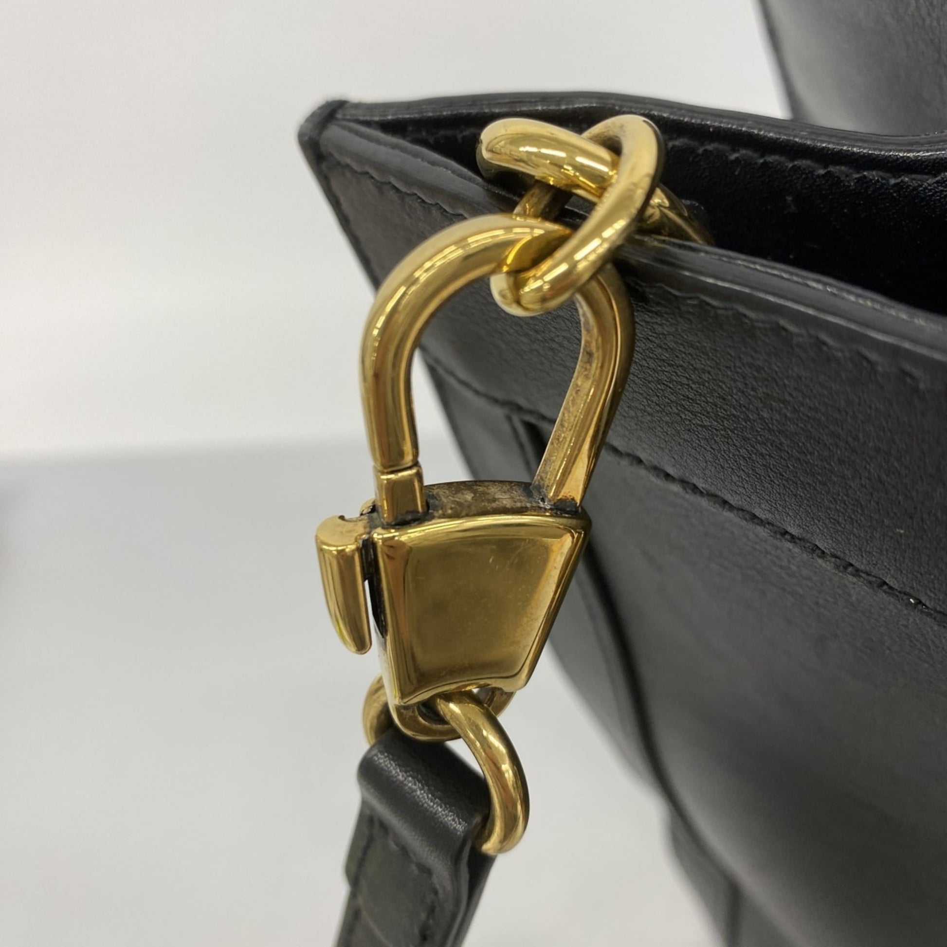 Gucci Black Leather Handbag