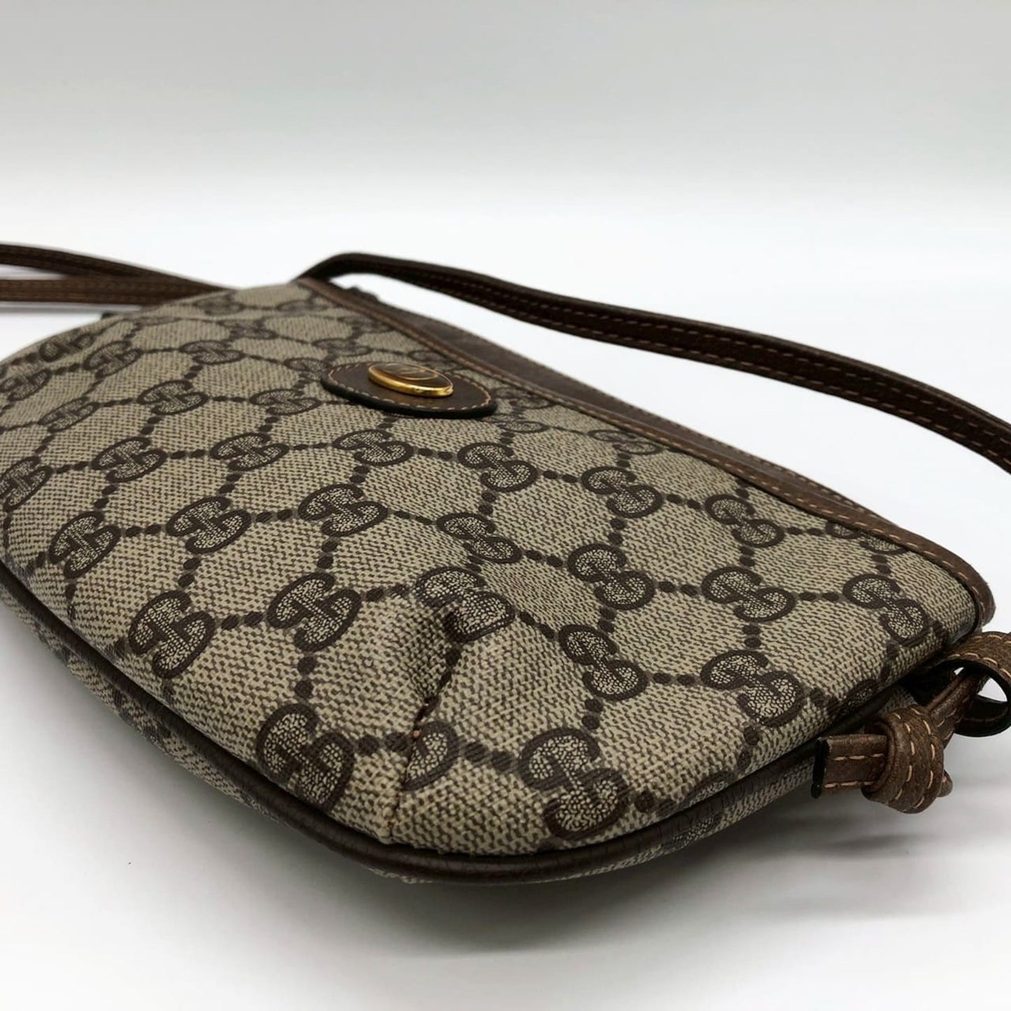 Gucci Brown Gg Supreme Shoulder Bag