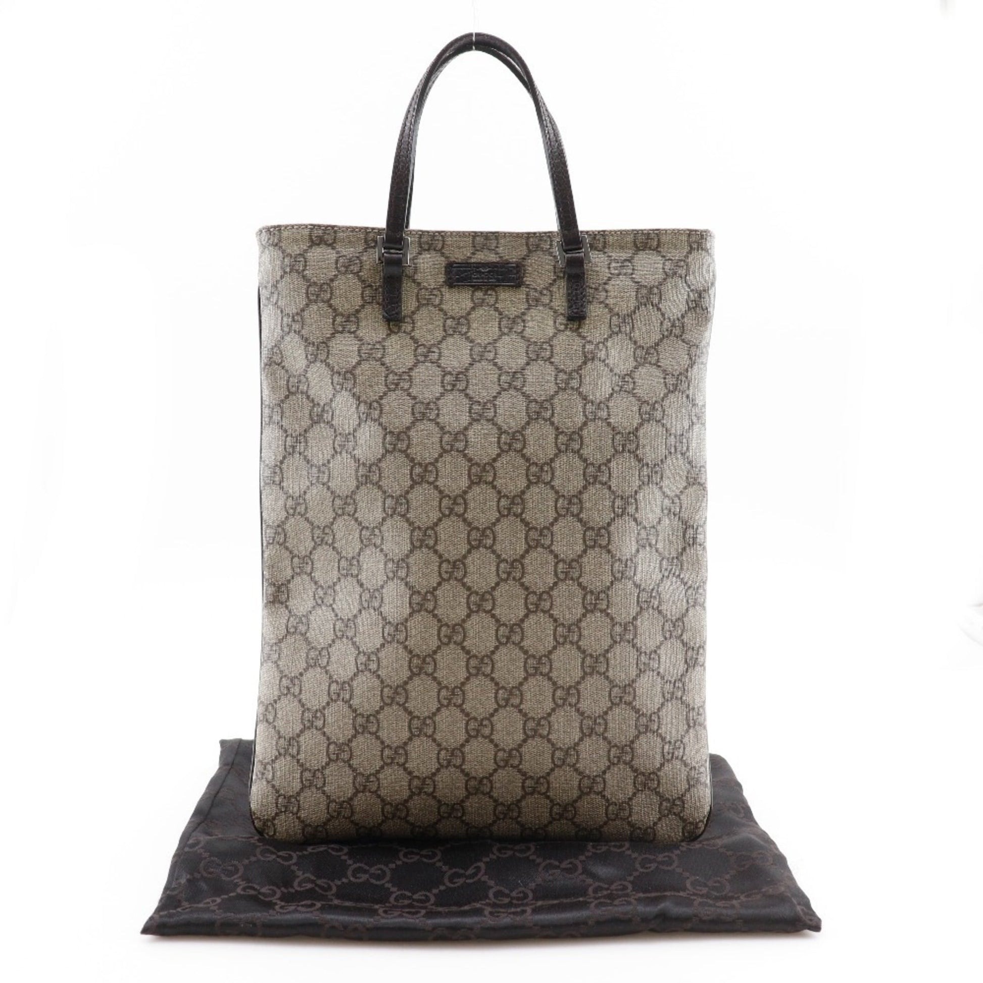 Gucci Brown Gg Supreme Handbag Tote Bag