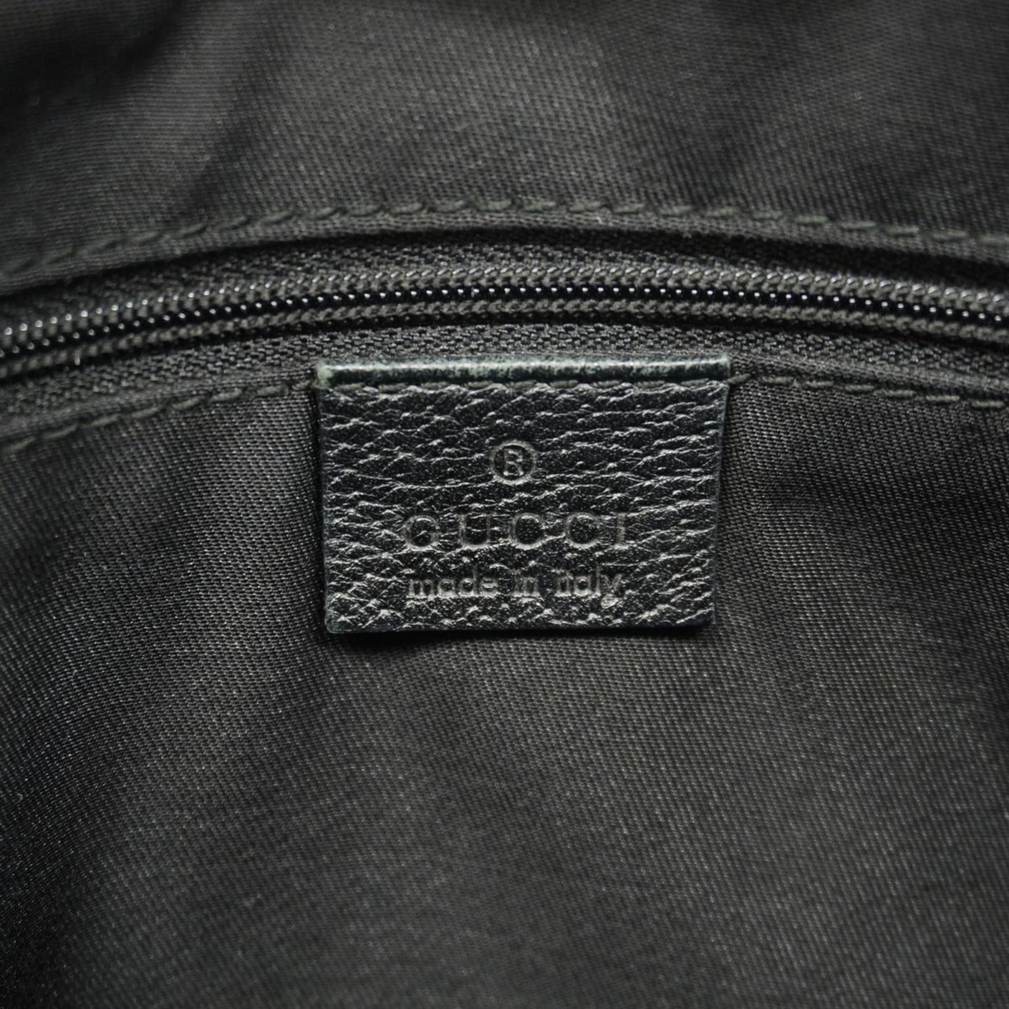 Gucci Black Canvas Shoulder Bag