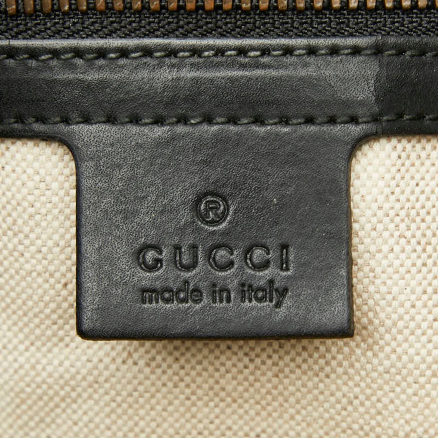 Gucci Beige Pvc Leather Tote Bag