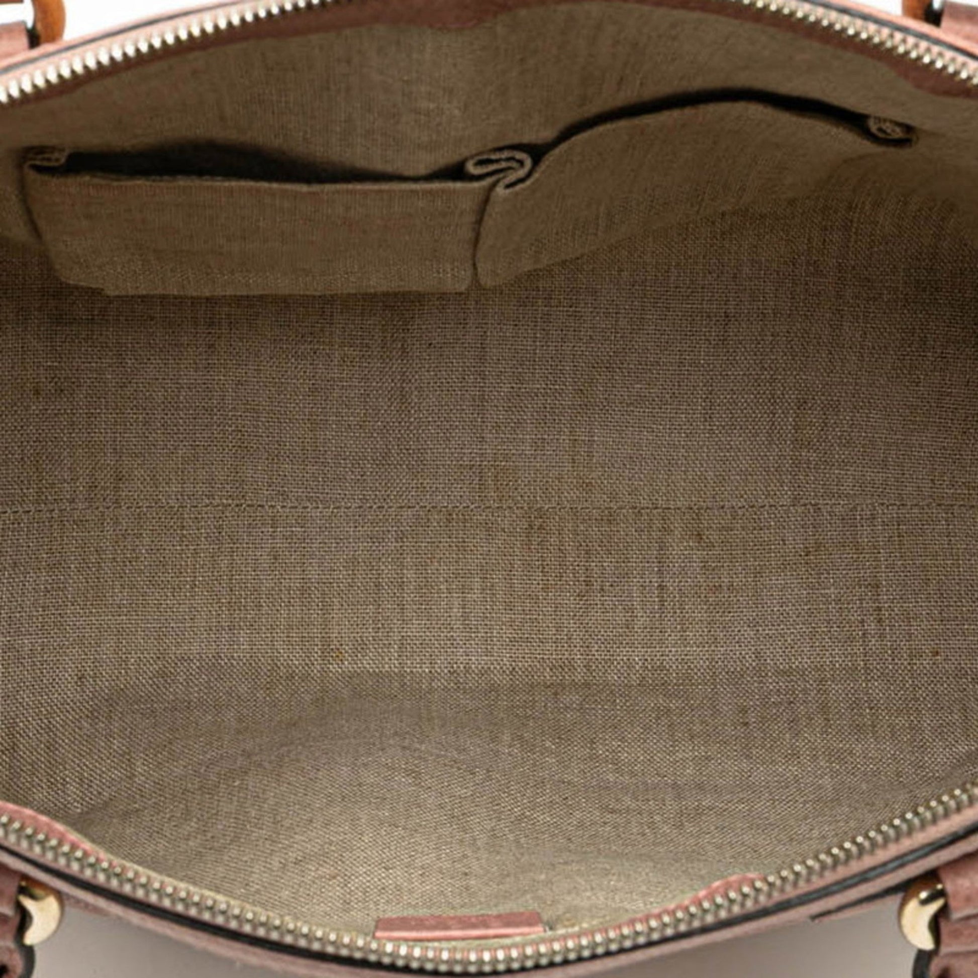 Gucci Pink Leather Handbag Shoulder Bag