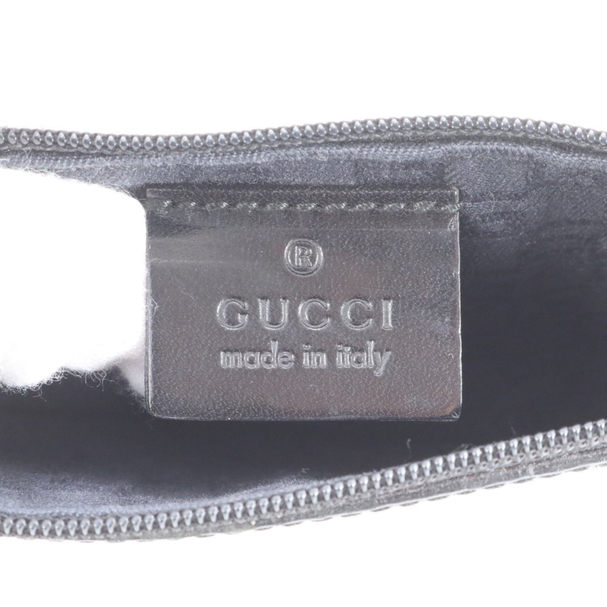 Gucci Black Leather Pouch Tote Bag