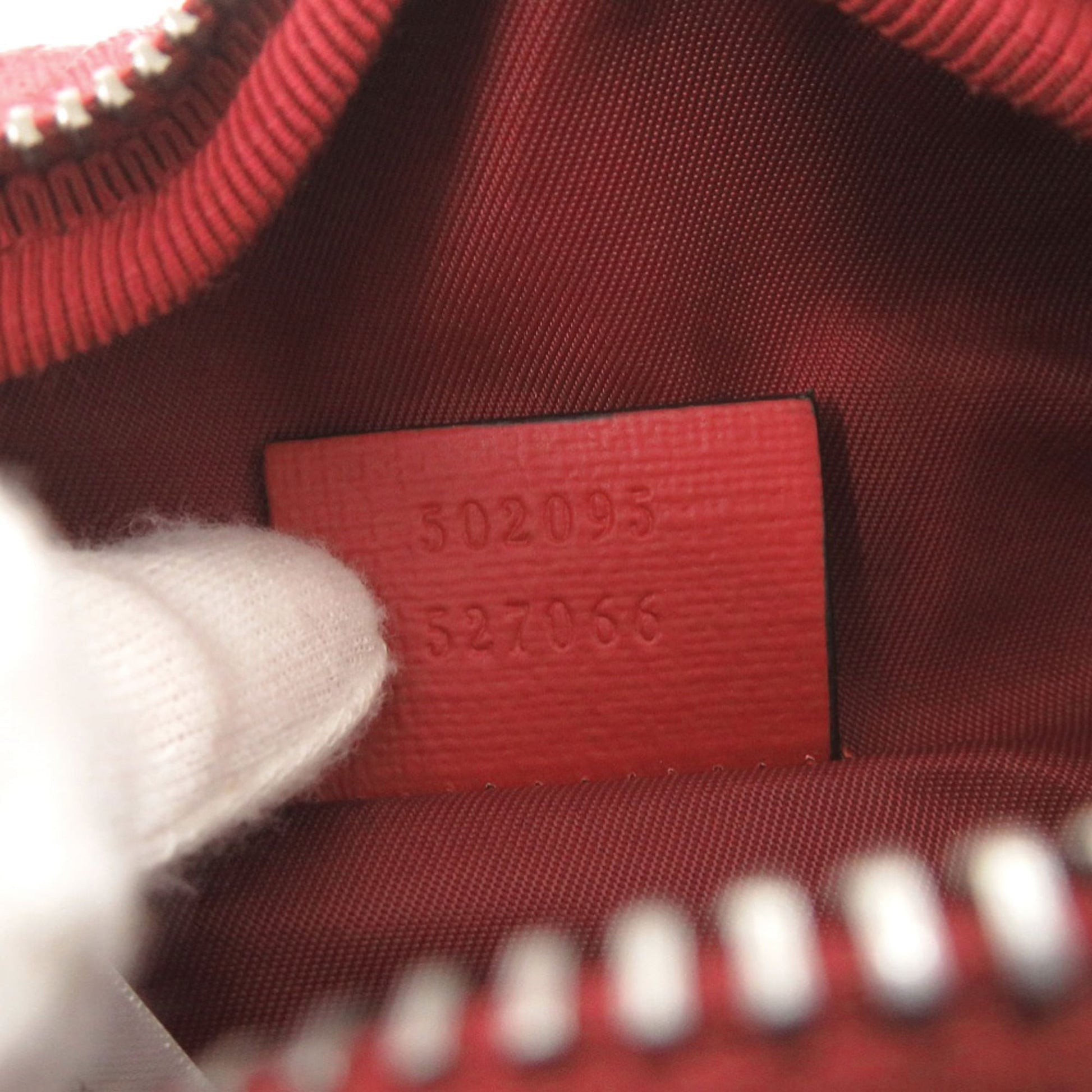 Gucci Red Color Leather Sling Bag