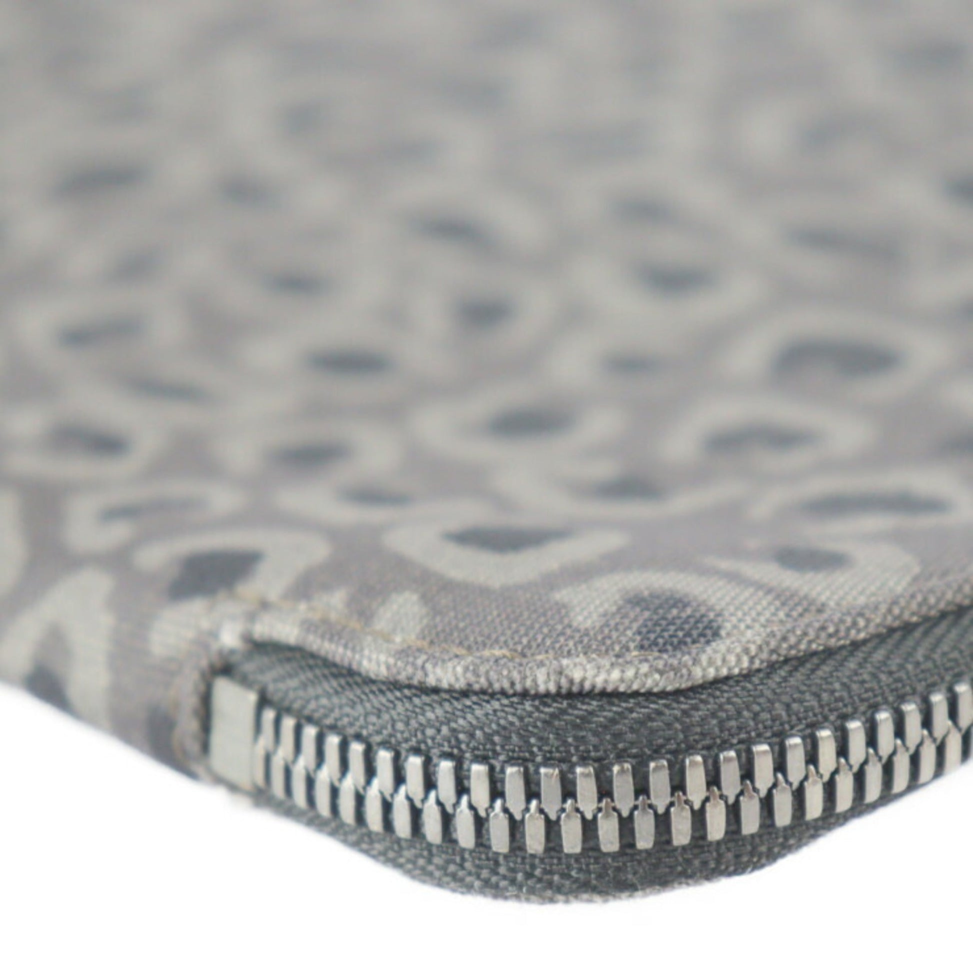Gucci Gray Canvas Clutch Bag Handbag Pouch