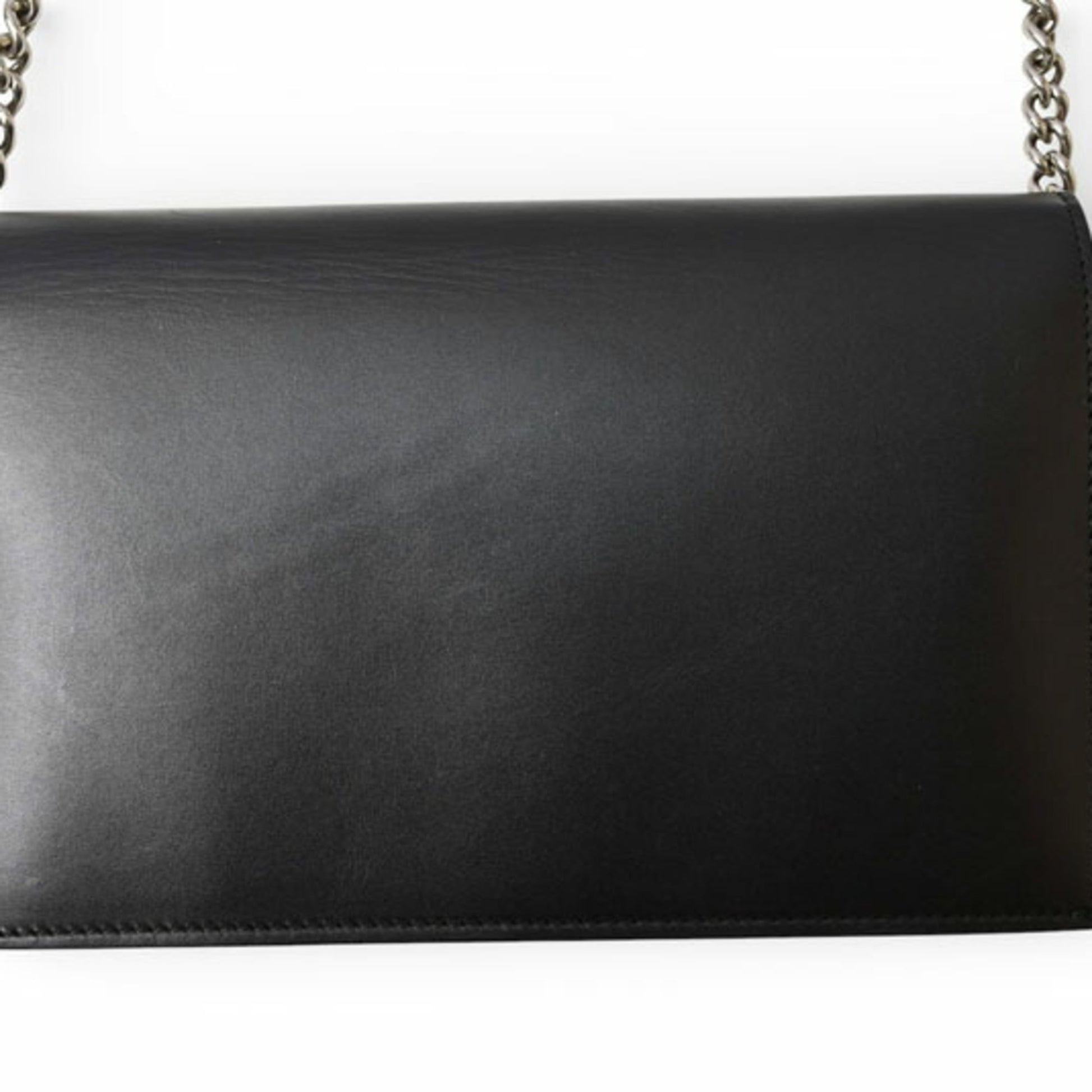 Gucci Black Leather Clutch Bag Shoulder Bag