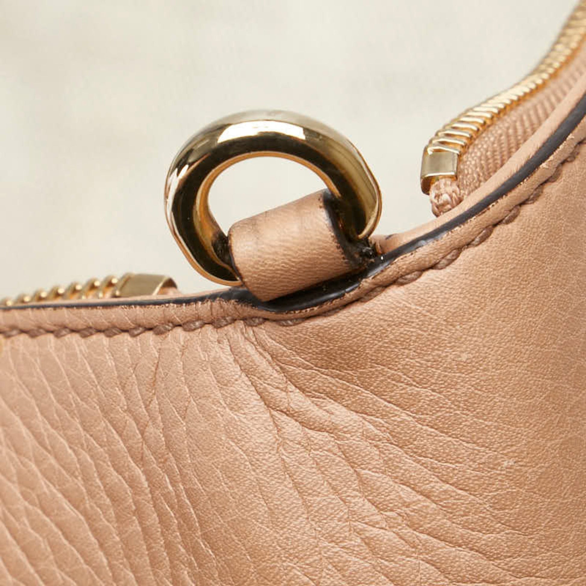 Gucci Beige Leather Handbag Shoulder Bag