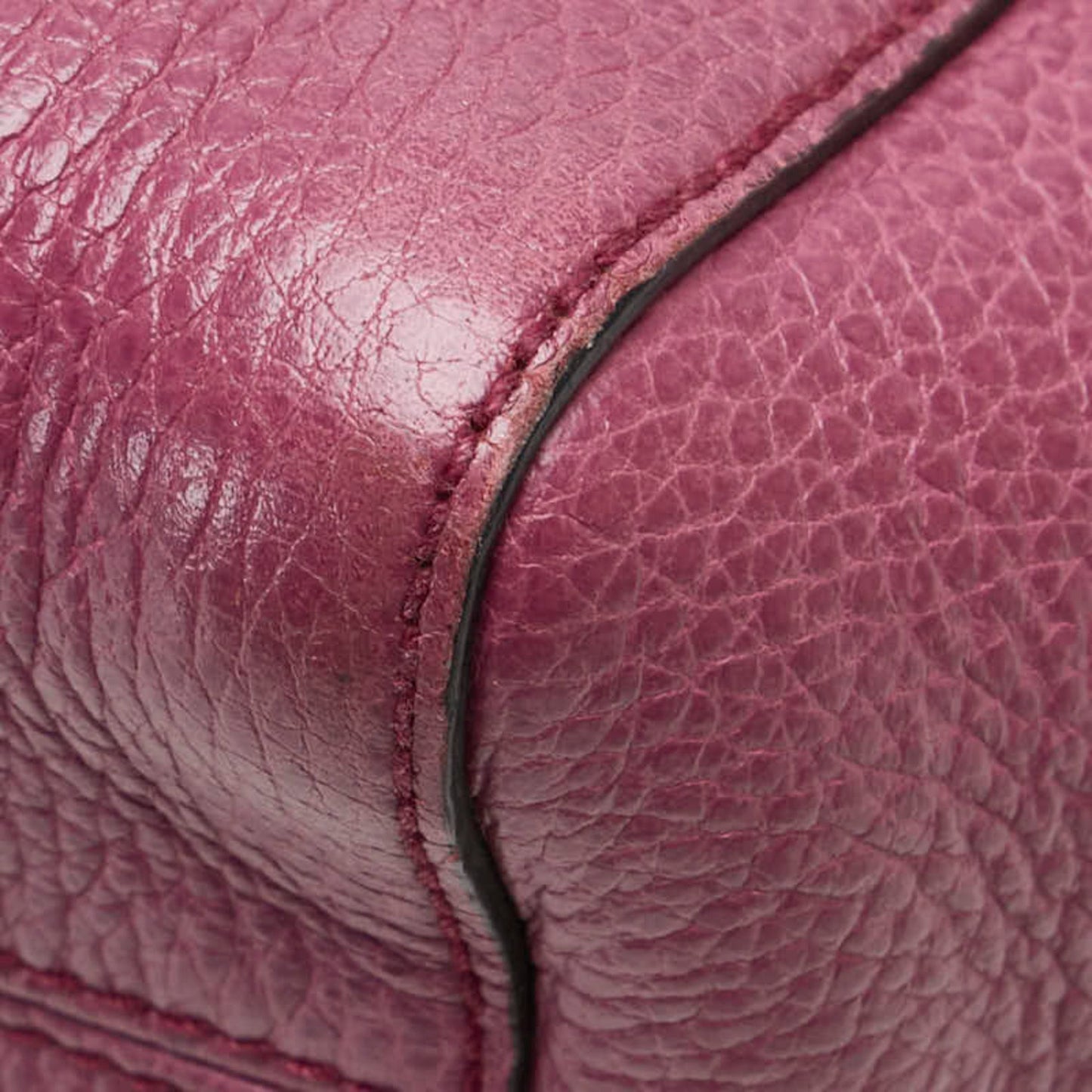 Gucci Purple Leather Handbag Shoulder Bag