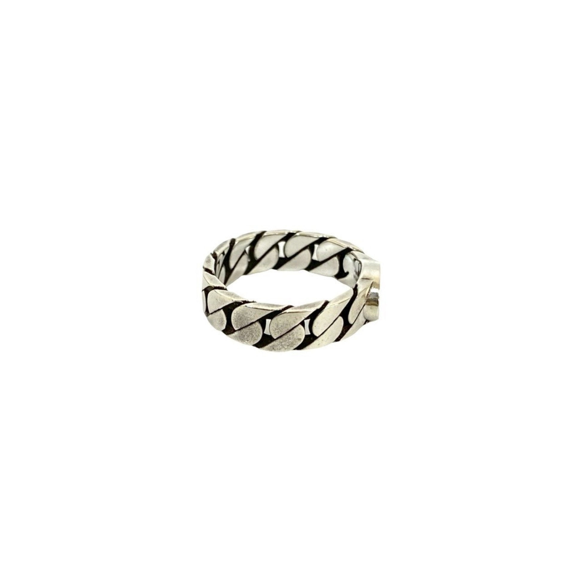Gucci Silver Pink Silver 925 Band Ring