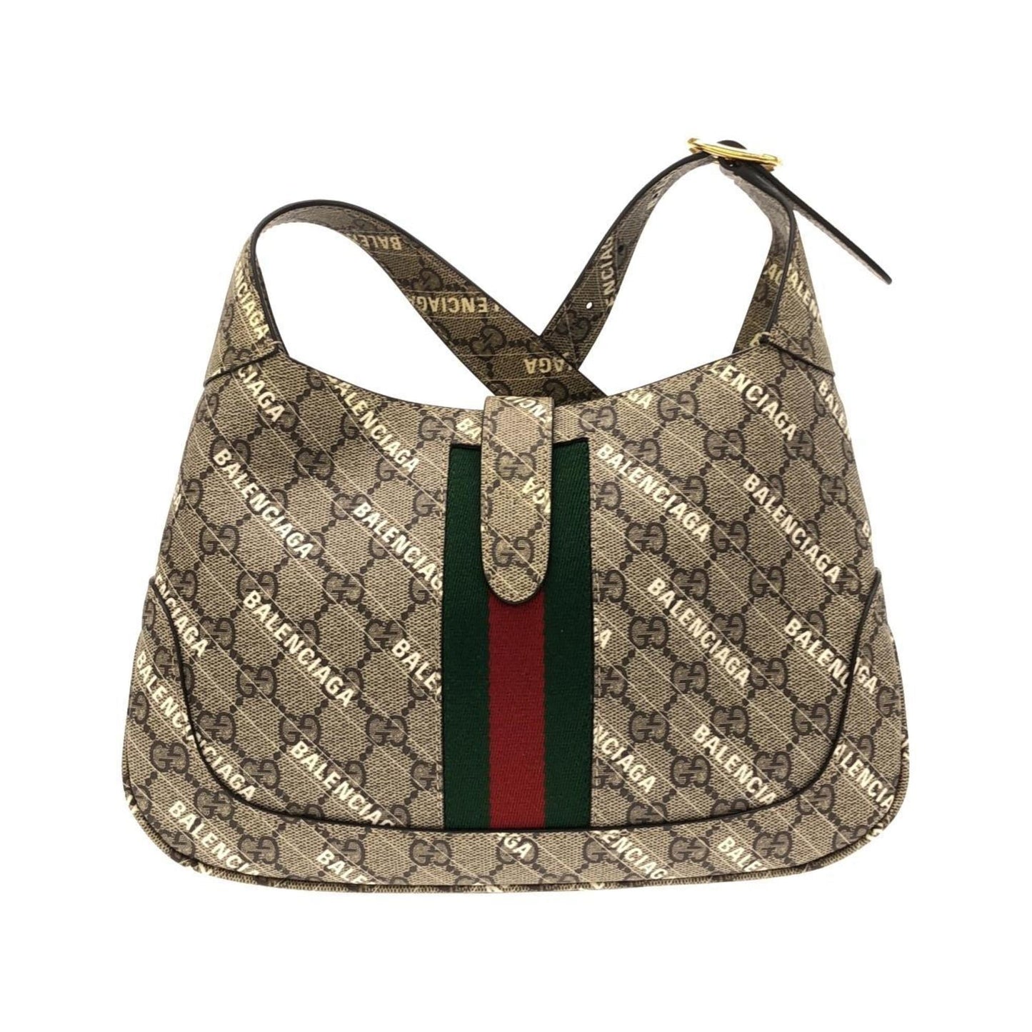 Gucci Beige White Gg Supreme Shoulder Bag