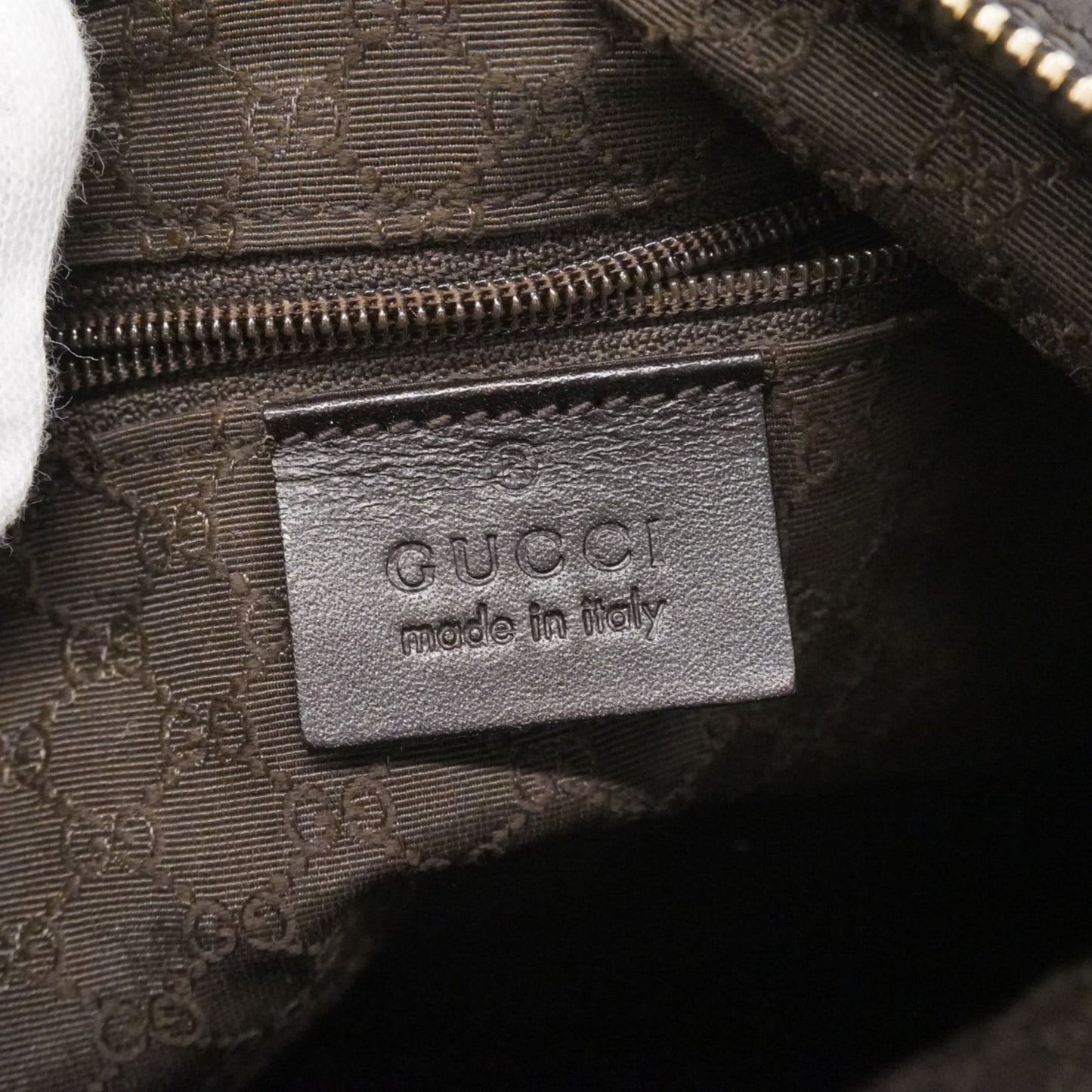Gucci Beige Canvas Shoulder Bag