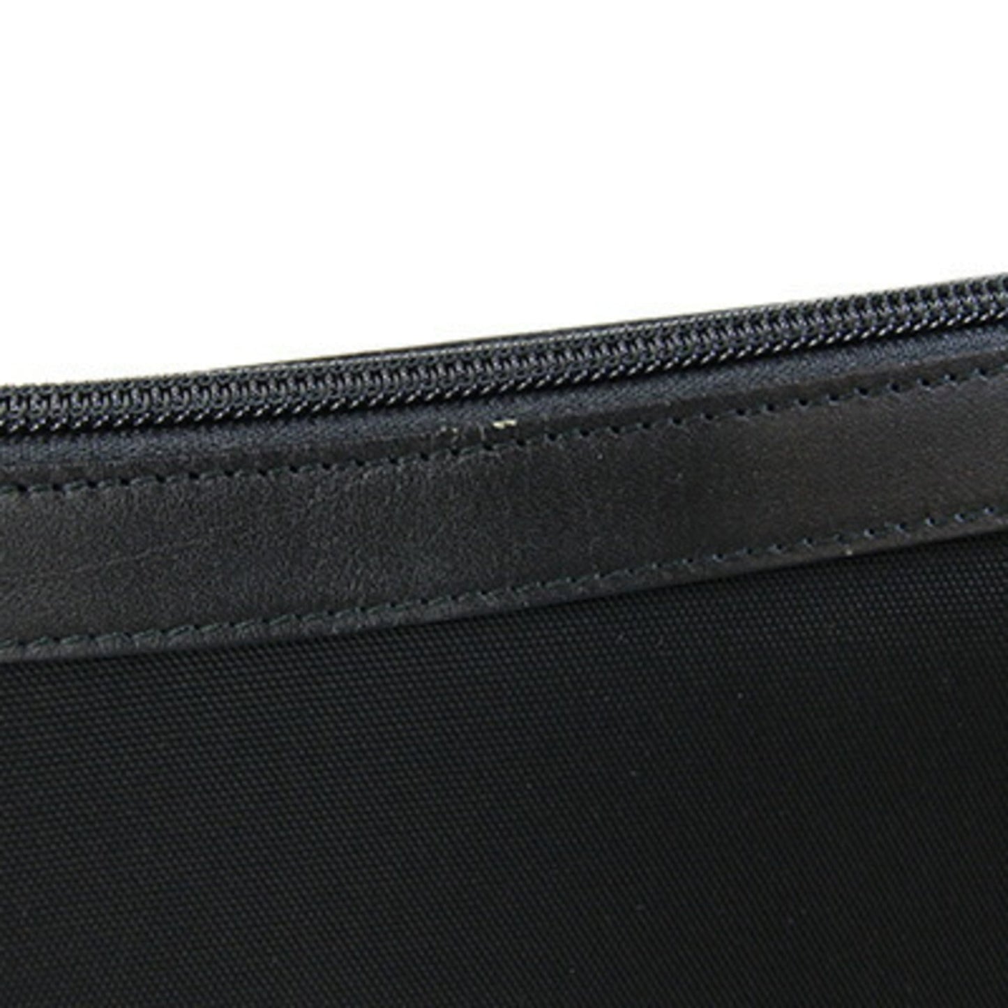Gucci Black Nylon Canvas Leather Shoulder Bag