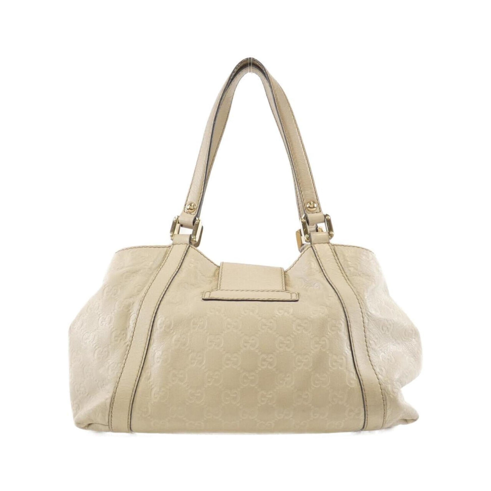 Gucci Ivory Leather Handbag