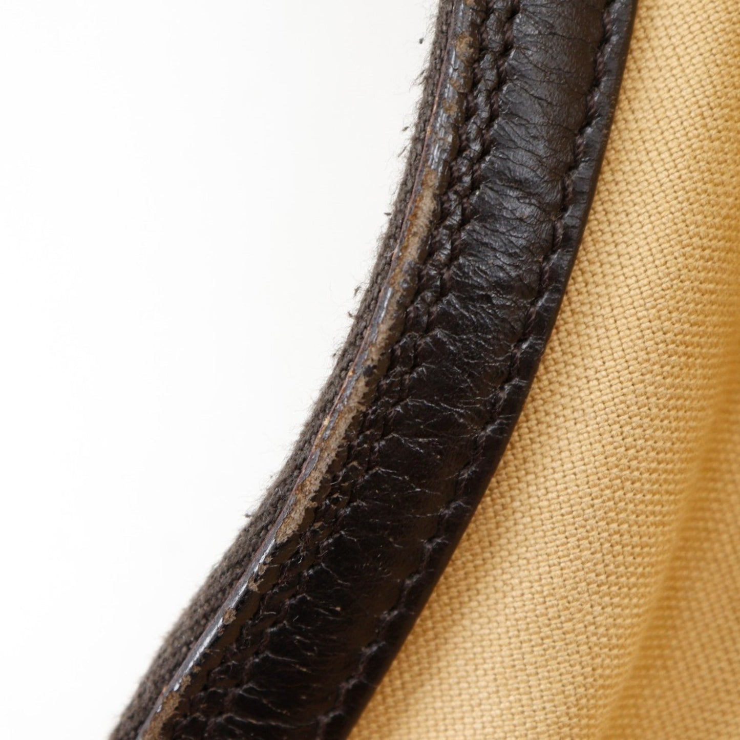 Gucci Beige Canvas Shoulder Bag