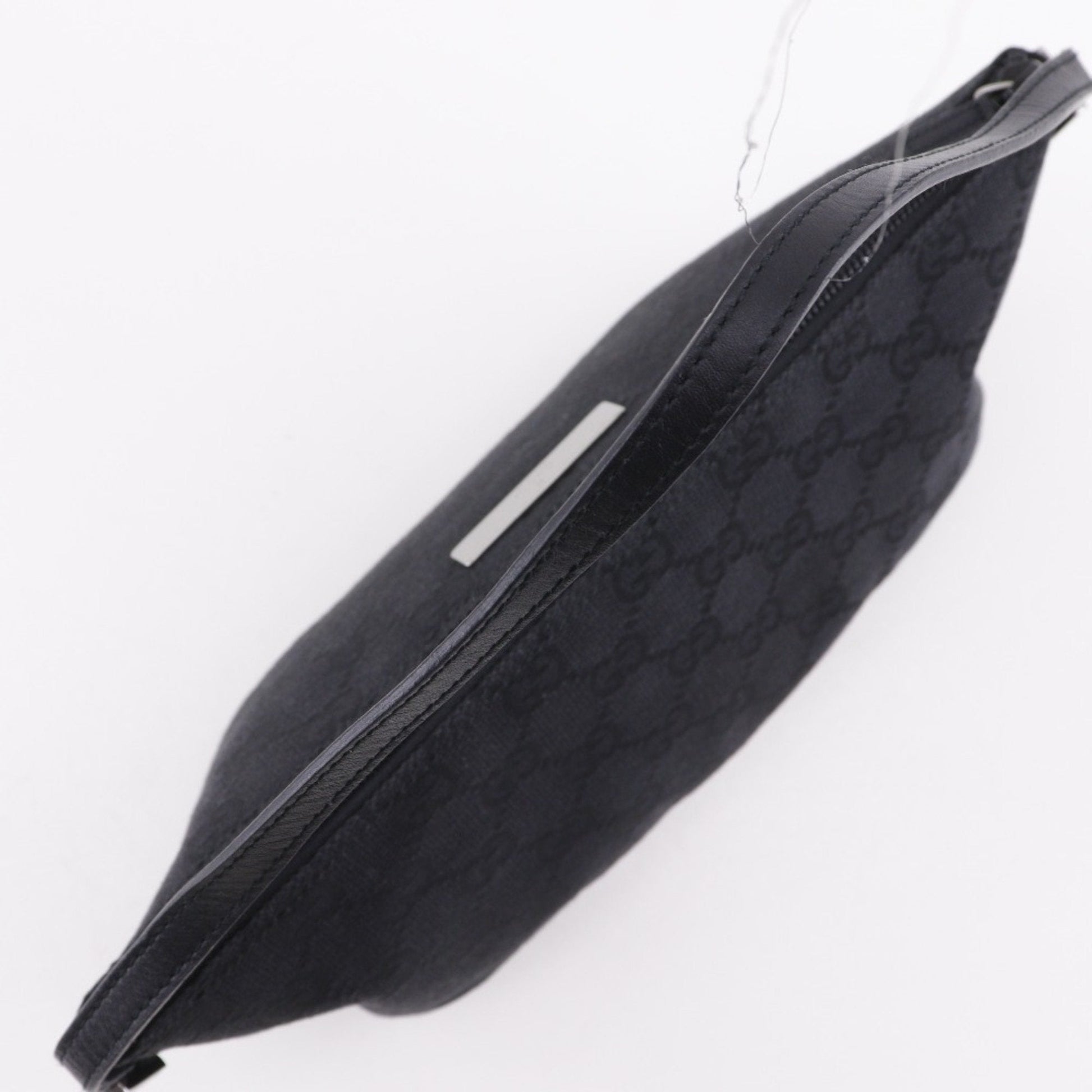 Gucci Black Gg Canvas Handbag