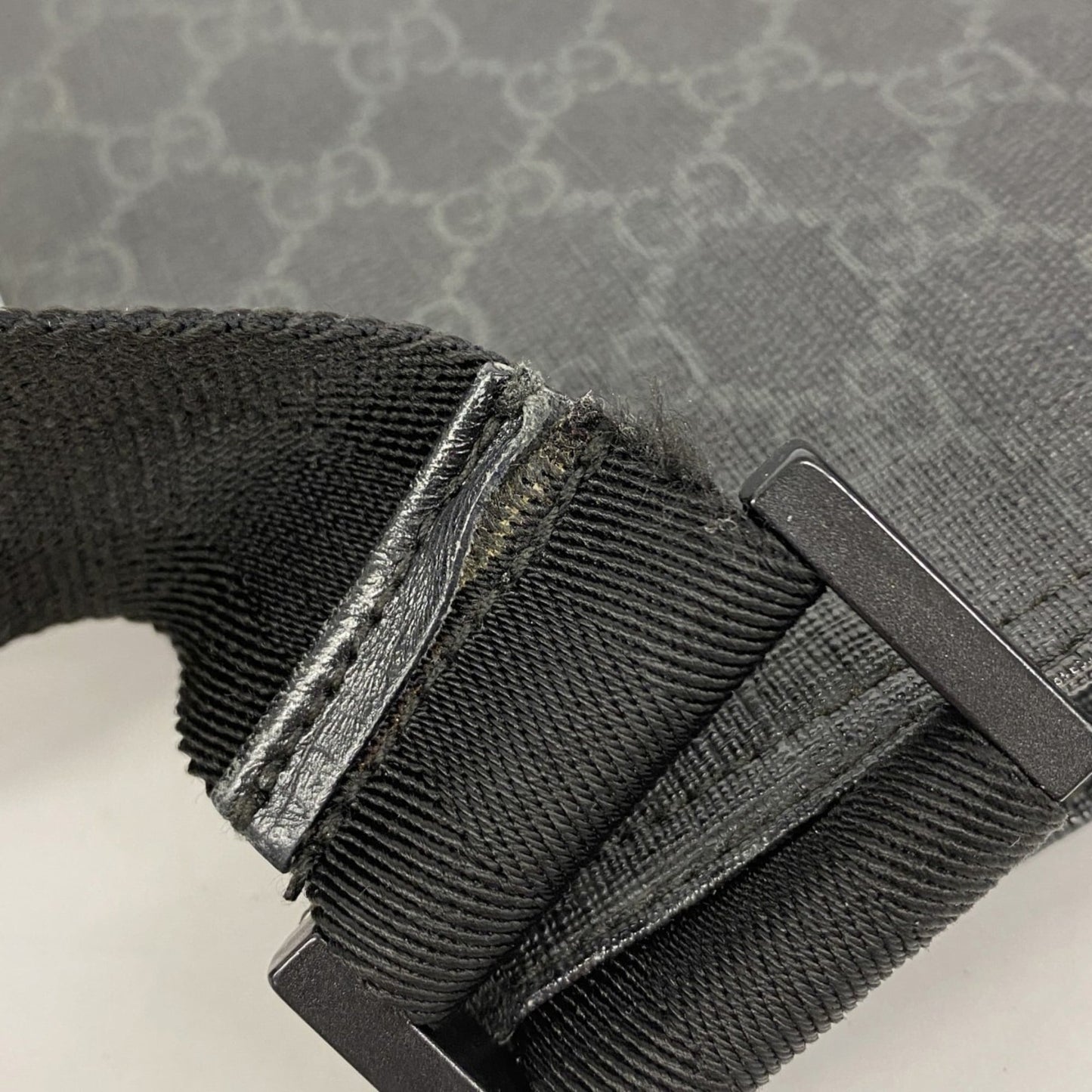 Gucci Black Pvc Shoulder Bag