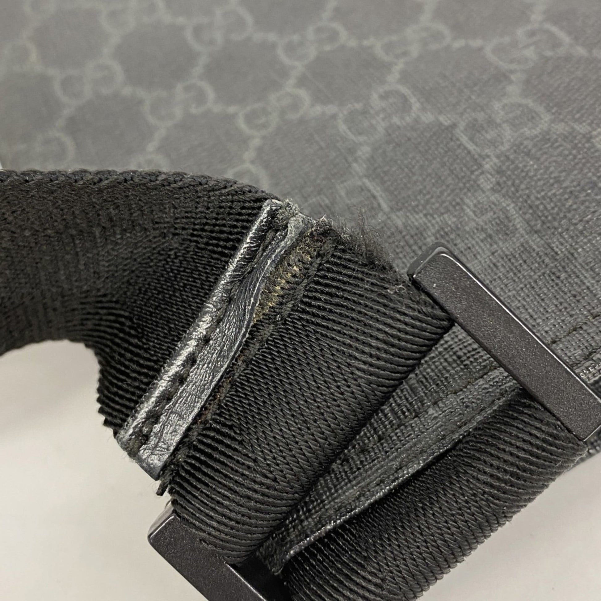 Gucci Black Pvc Shoulder Bag