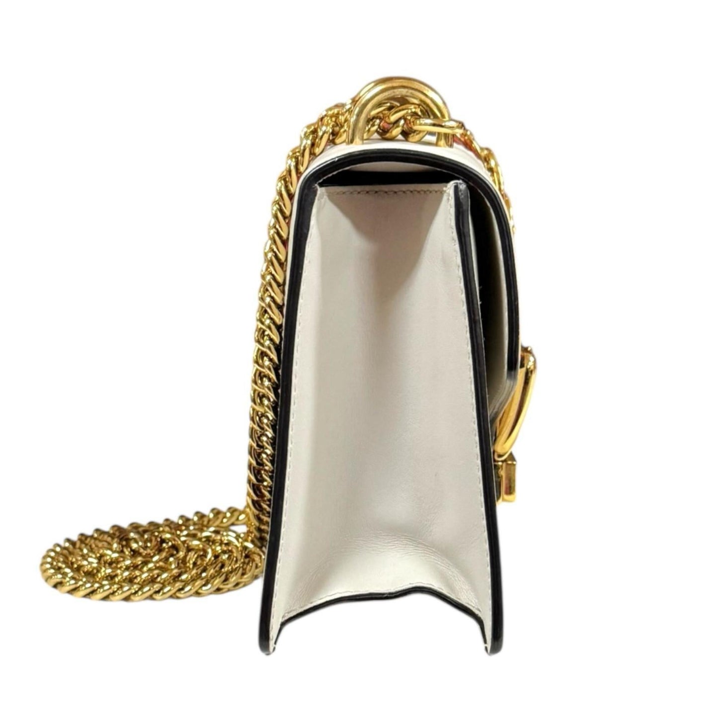 Gucci Ivory White Leather Shoulder Bag