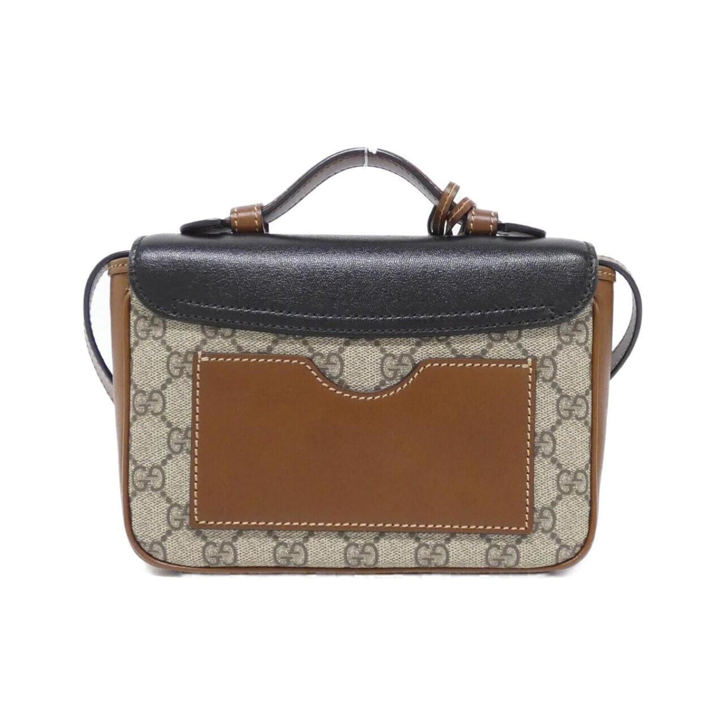 Gucci Beige Black Brown Gg Supreme Shoulder Bag