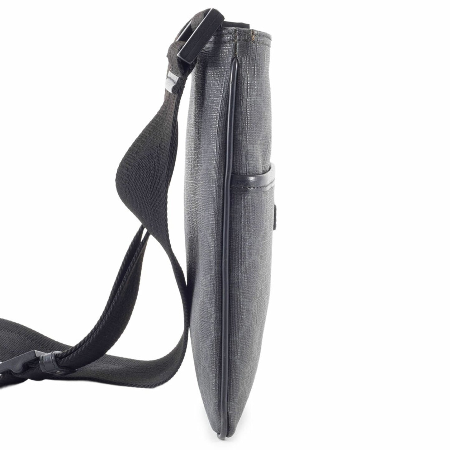 Gucci Gray Gg Supreme Leather Shoulder Bag