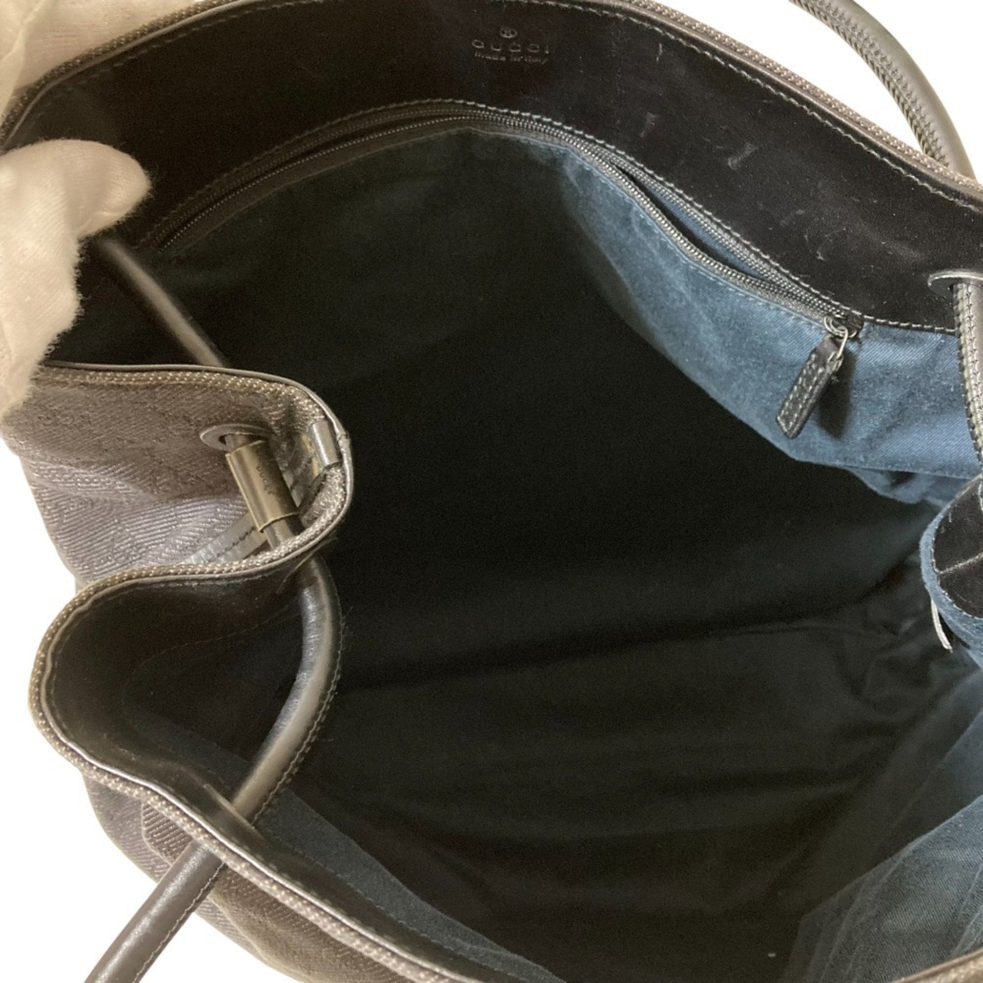 Gucci Dark Gray Gray Tote Bag