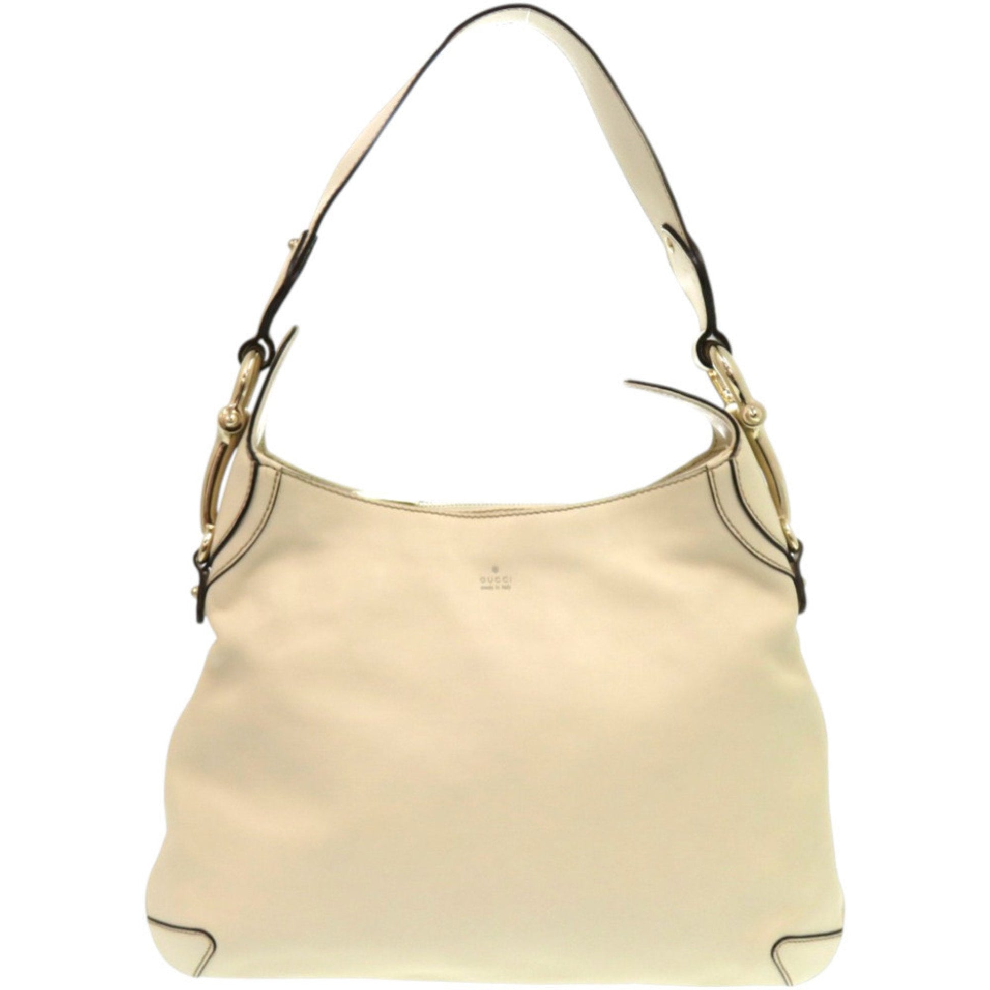 Gucci Ivory Leather Shoulder Bag
