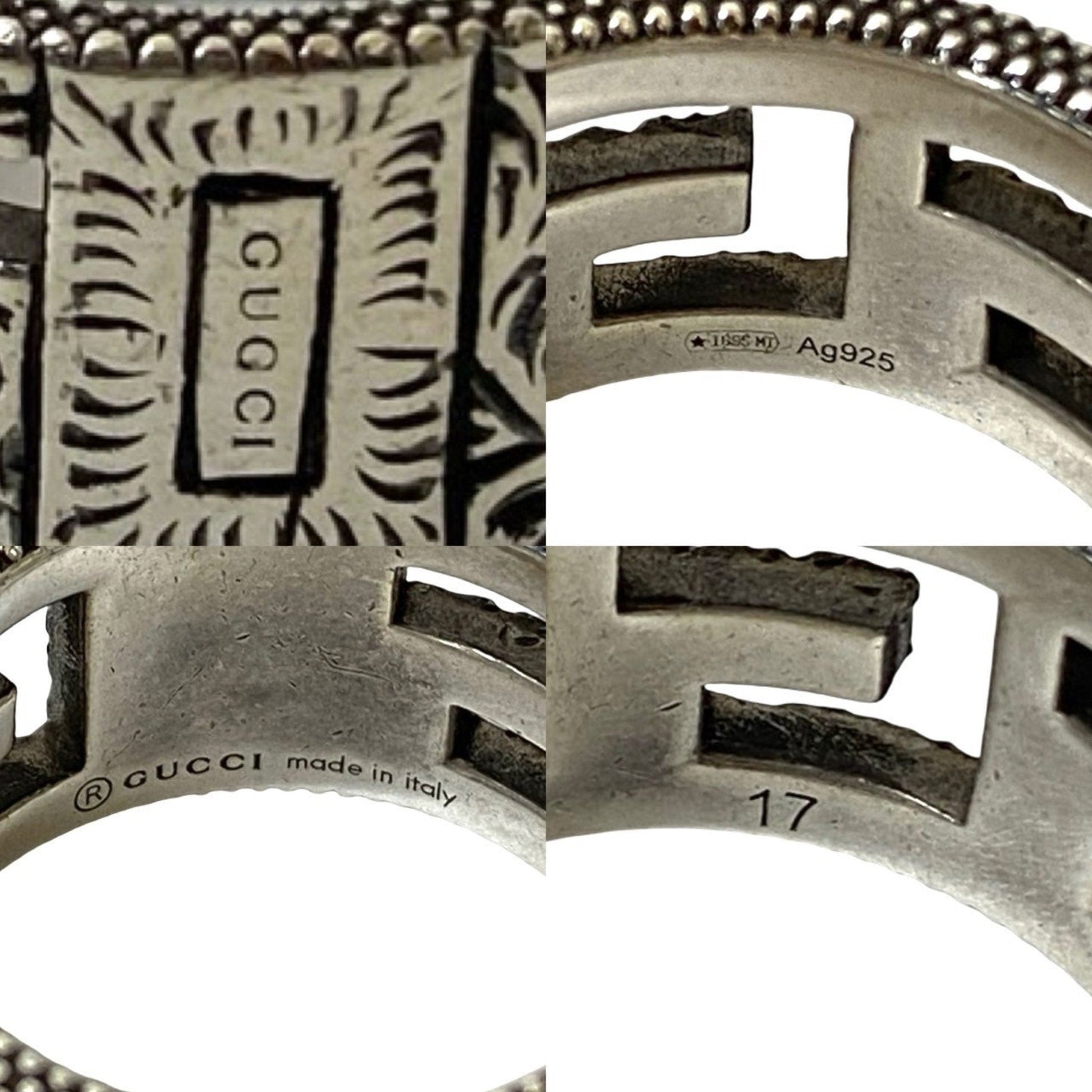 Gucci Silver Silver 925 Band Ring