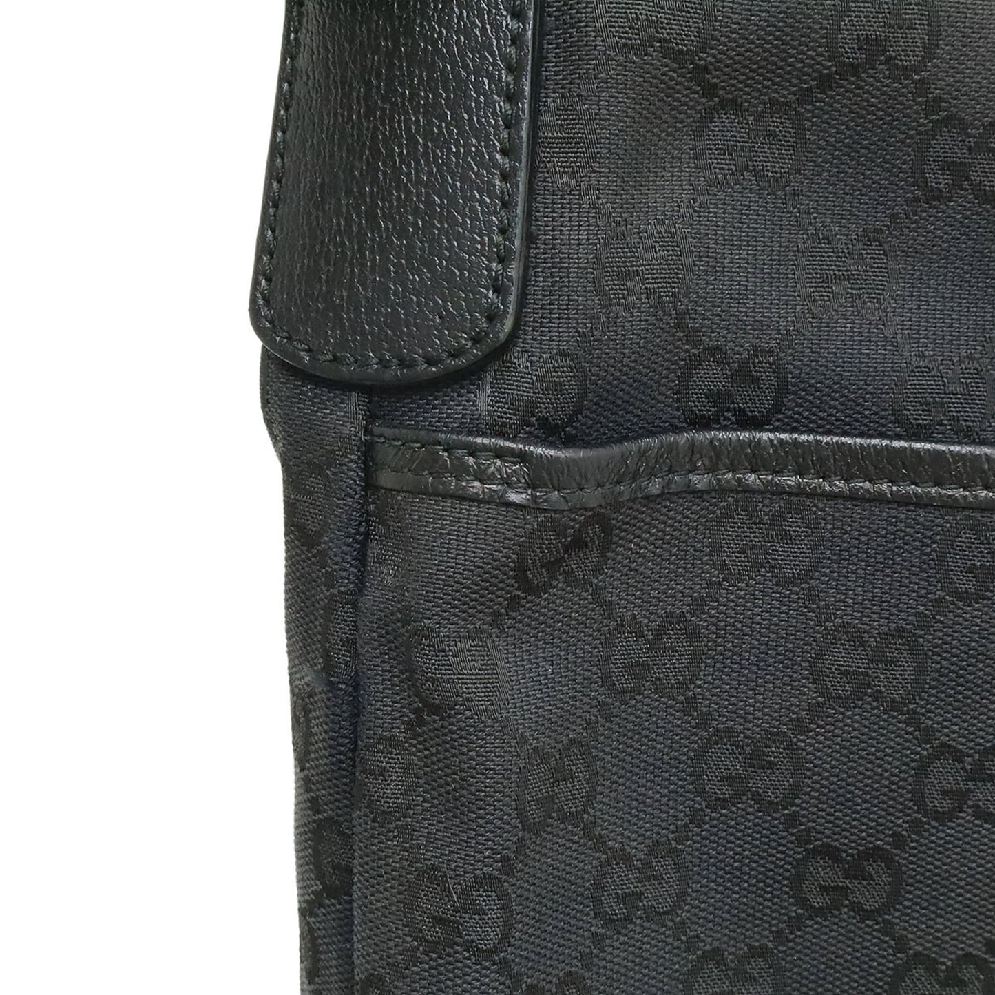 Gucci Black Green Red Color Gg Canvas Shoulder Bag