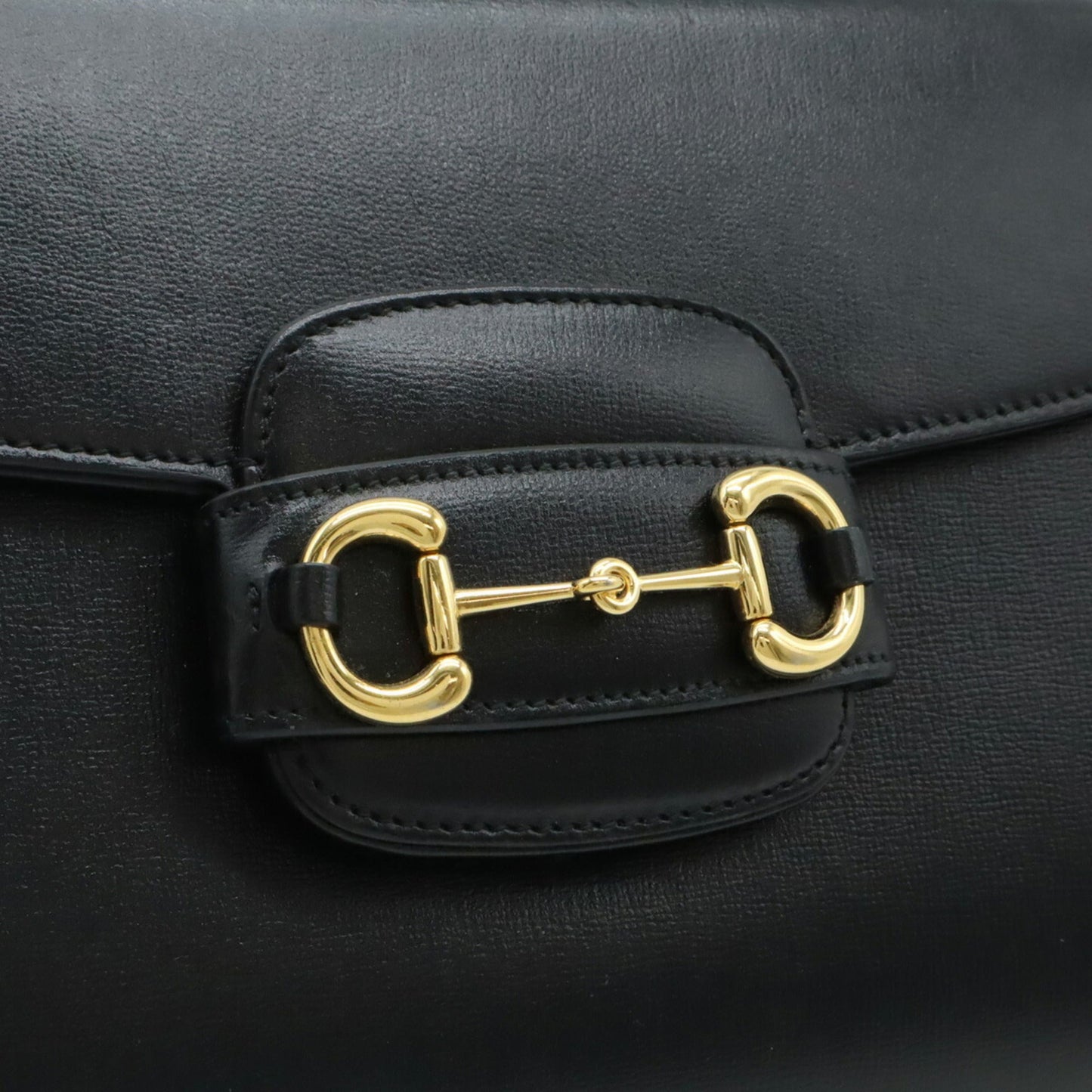 Gucci Black Leather Handbag Shoulder Bag