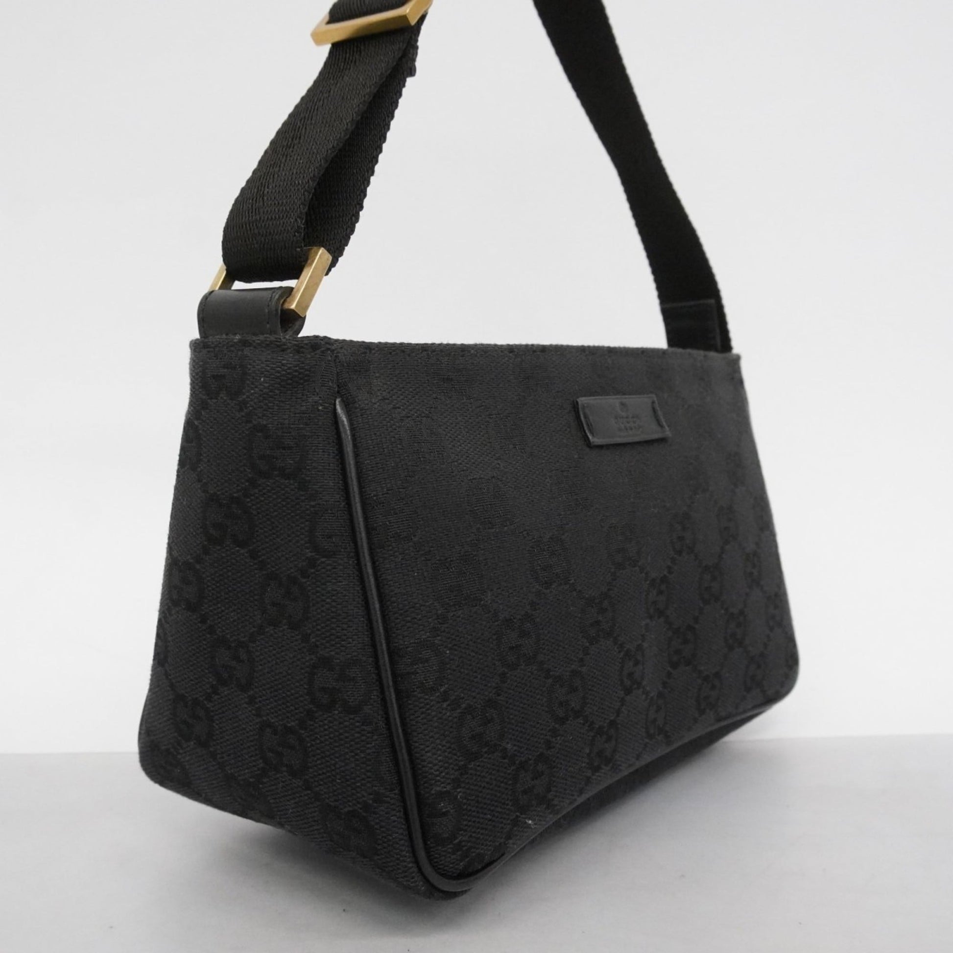 Gucci Black Canvas Pouch