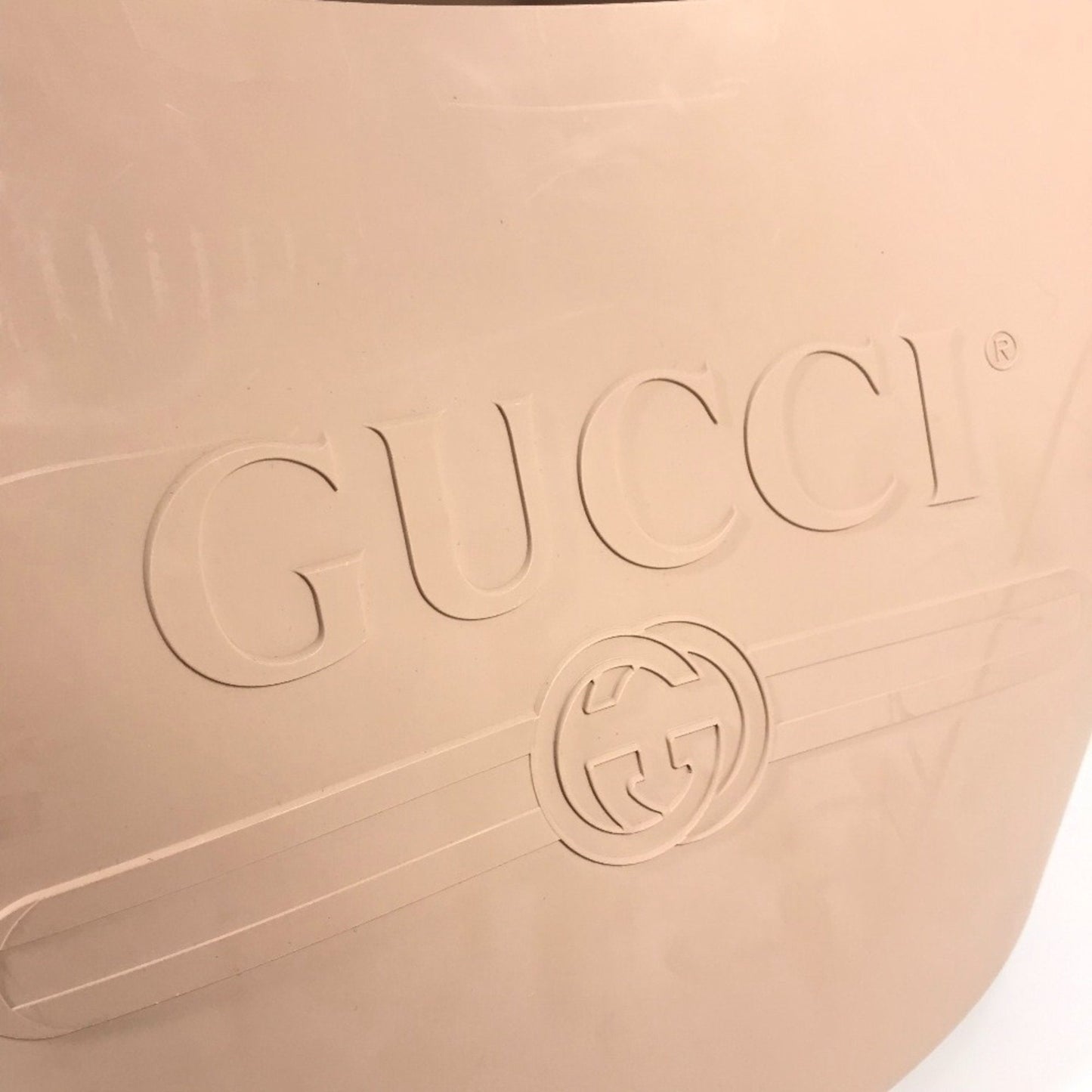 Gucci Beige Rubber Handbag