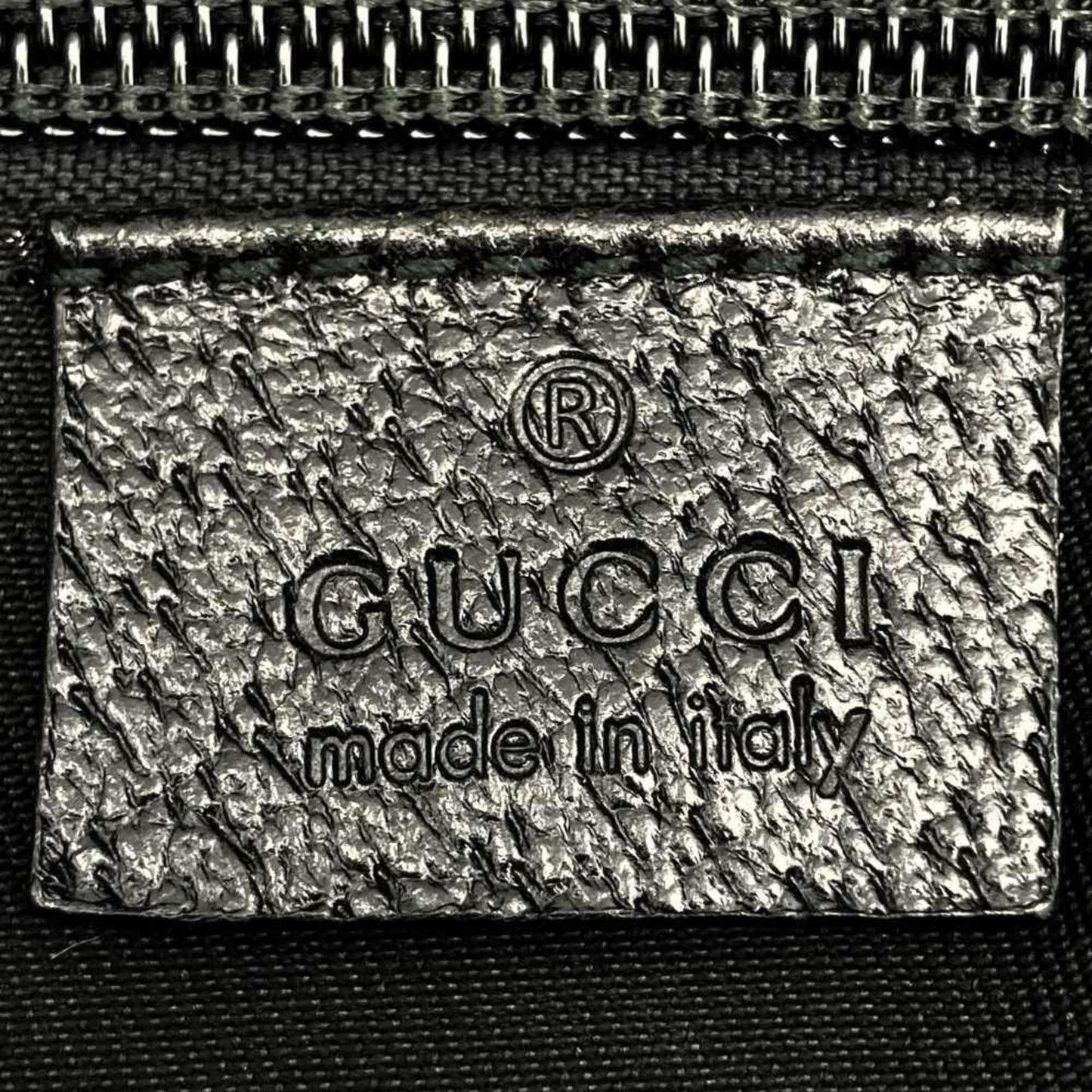 Gucci Sherry Line Black Gg Canvas Handbag