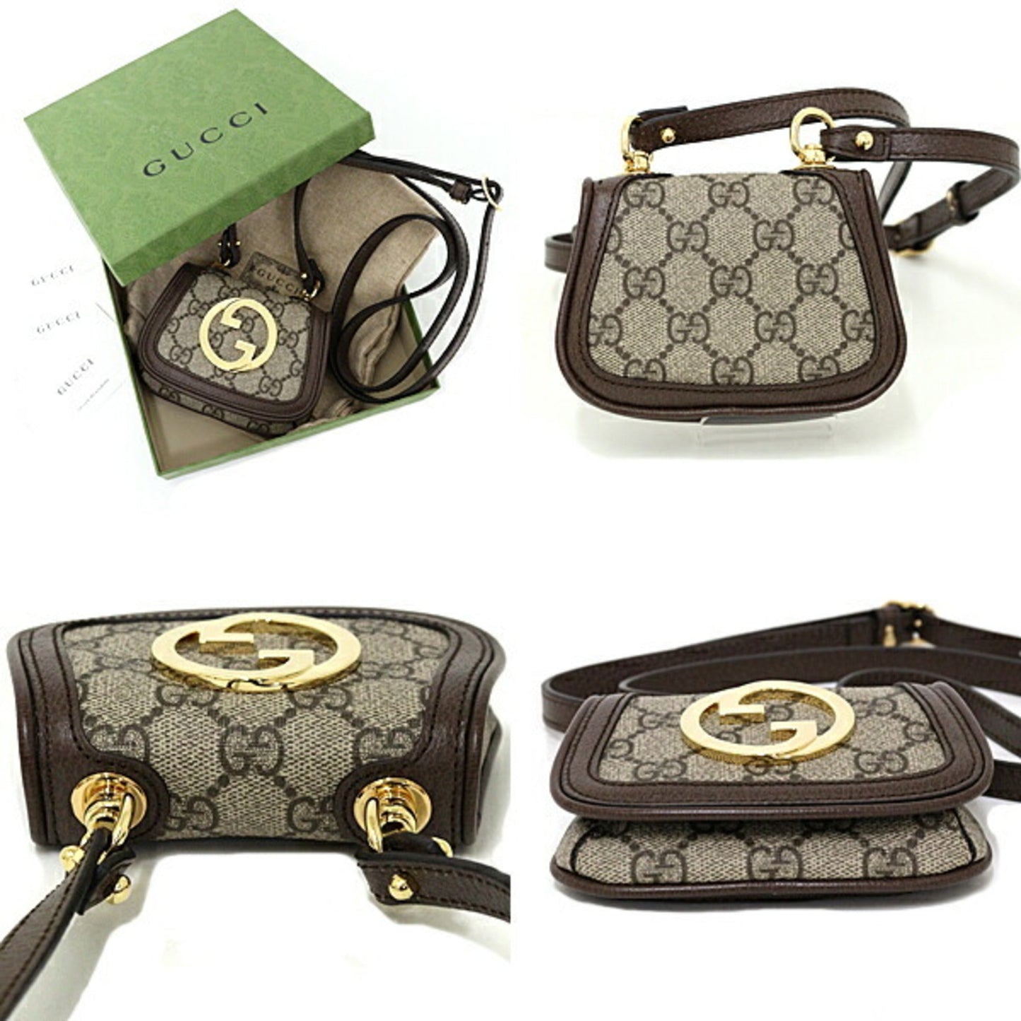 Gucci Beige Gg Supreme Shoulder Bag