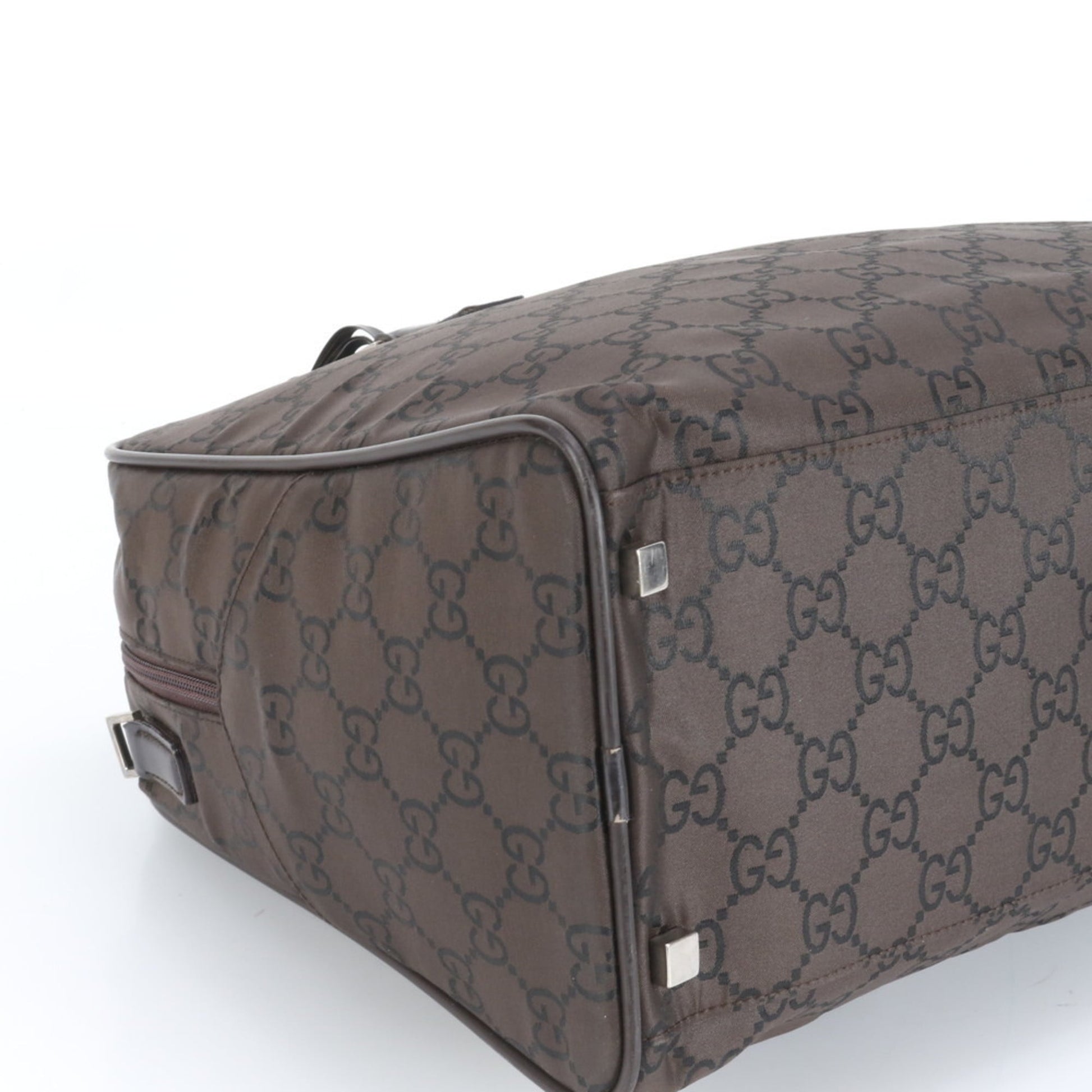 Gucci Brown Nylon Nylon Briefcase