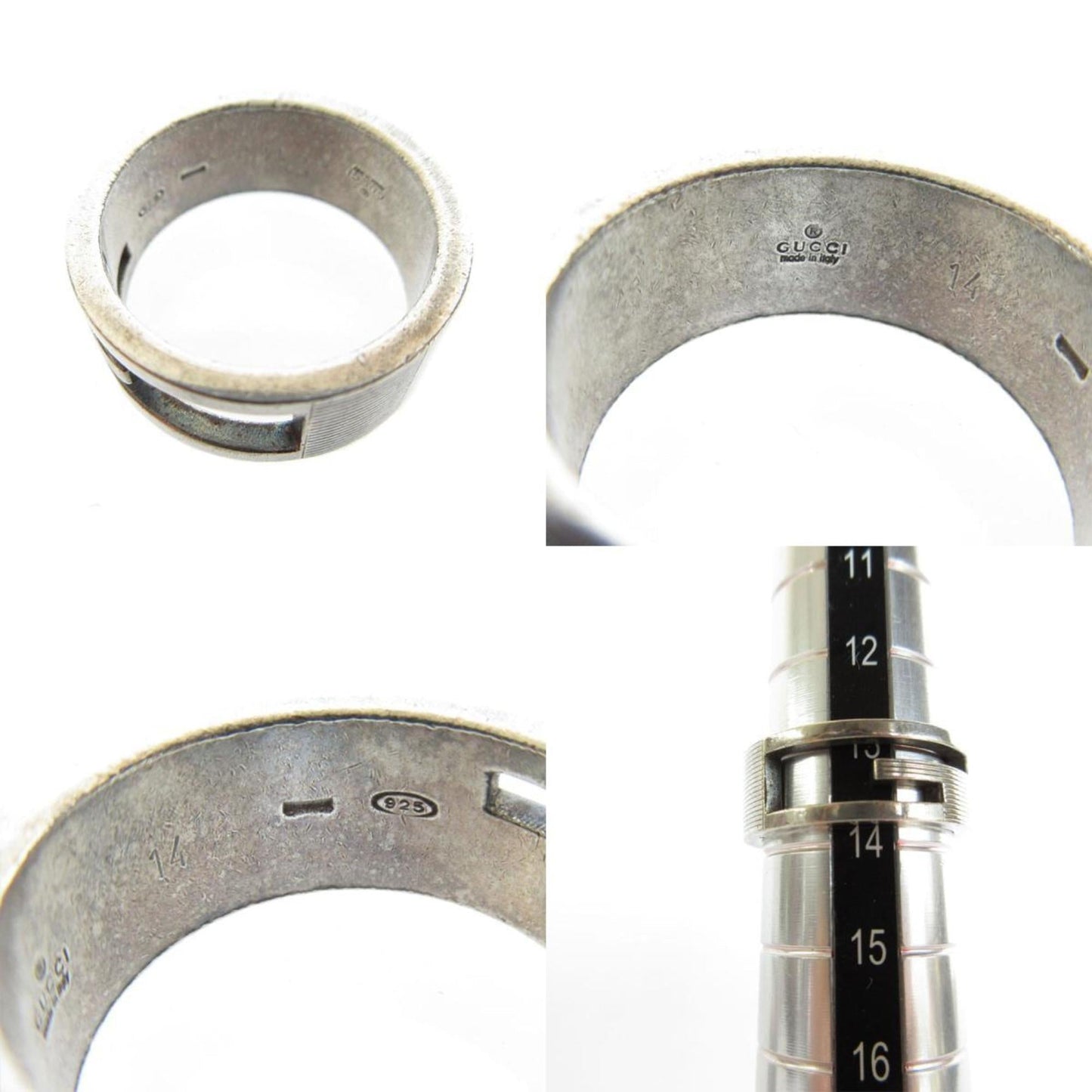 Gucci Silver Silver 925 Band Ring
