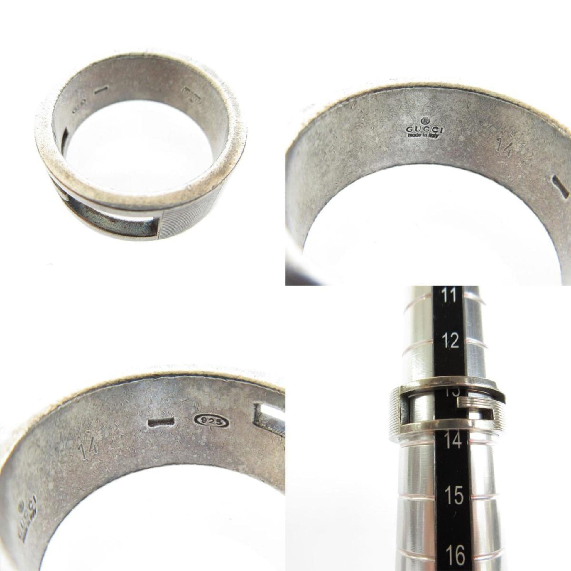 Gucci Silver Silver 925 Band Ring