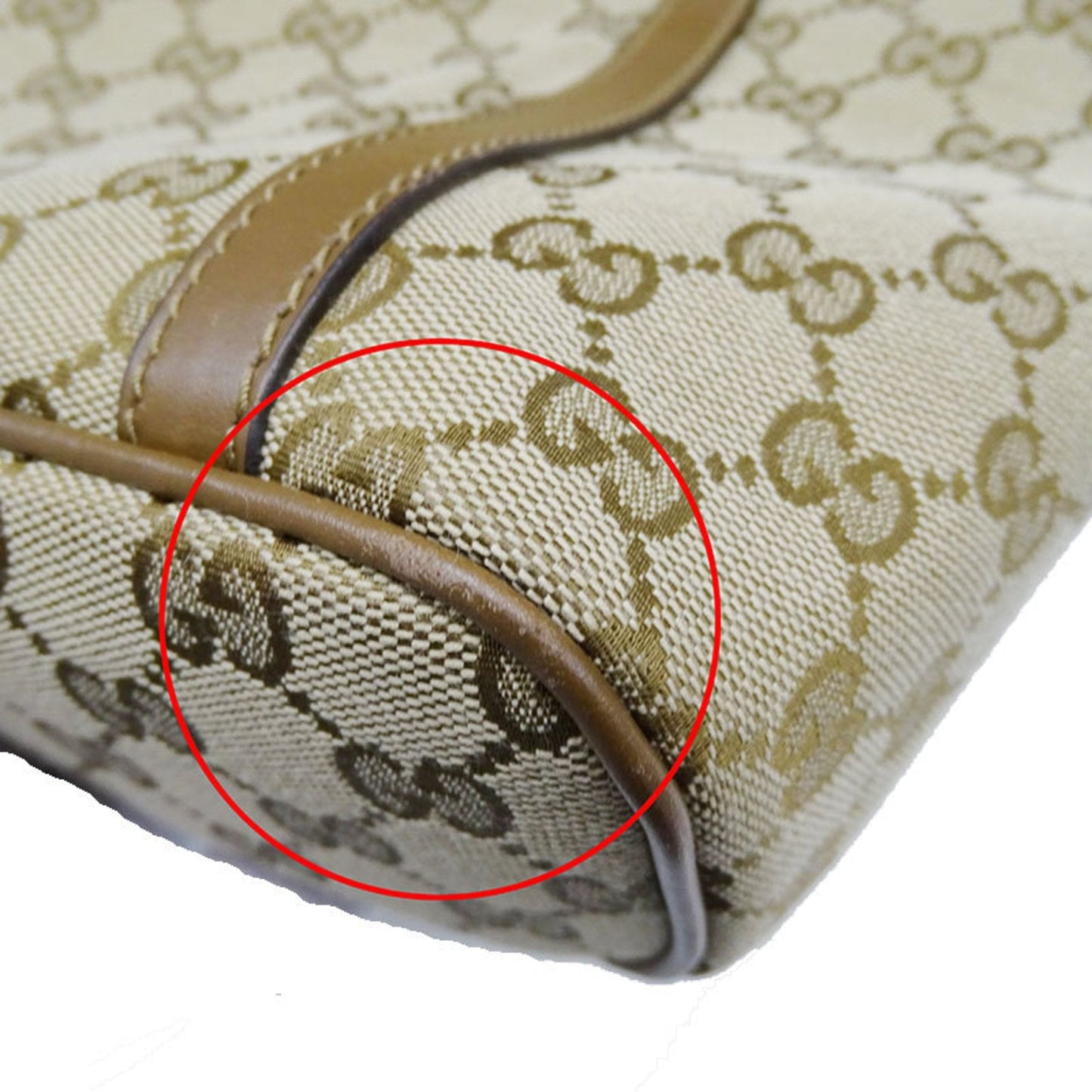 Gucci Brown Gg Canvas Handbag Shoulder Bag