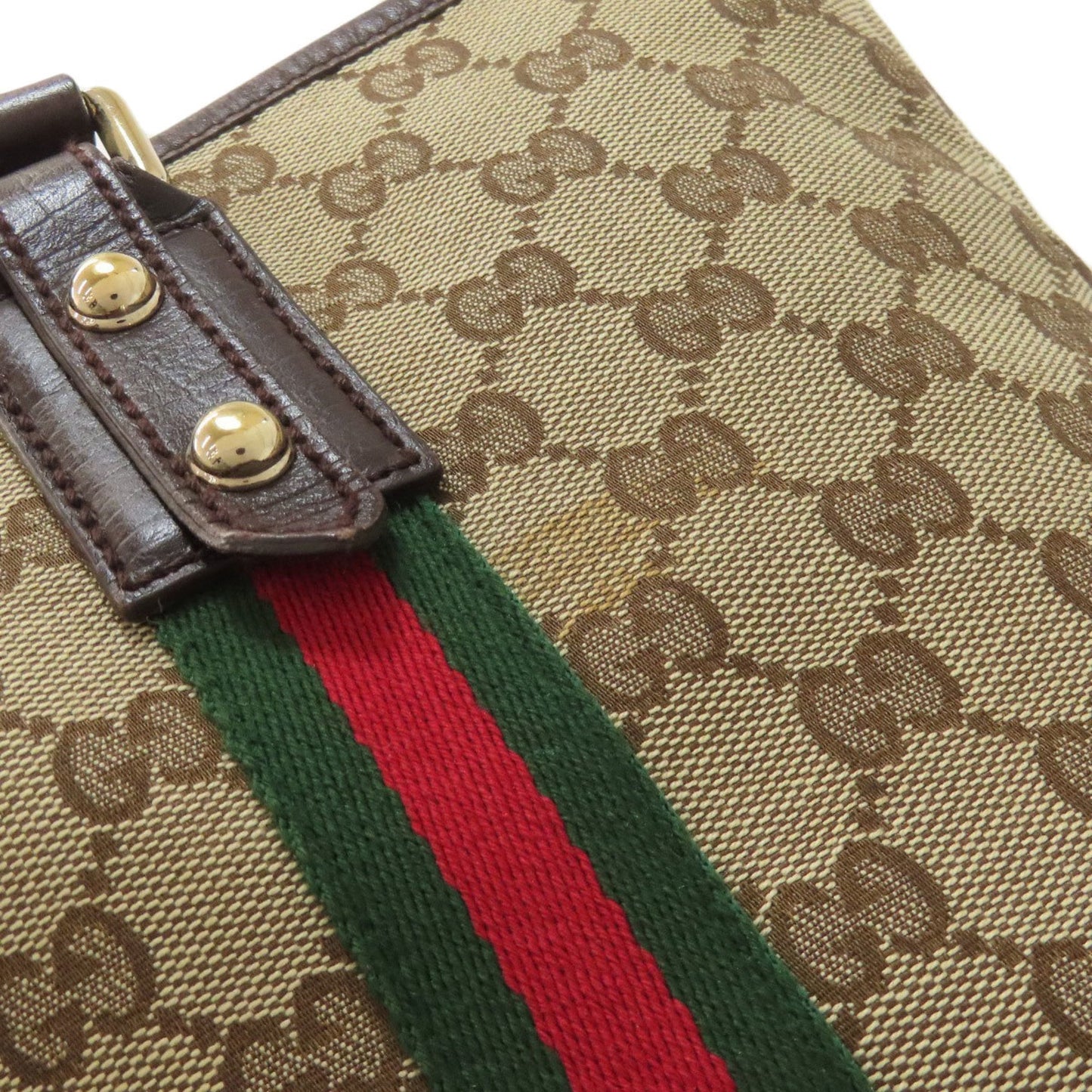 Gucci Brown Canvas Tote Bag