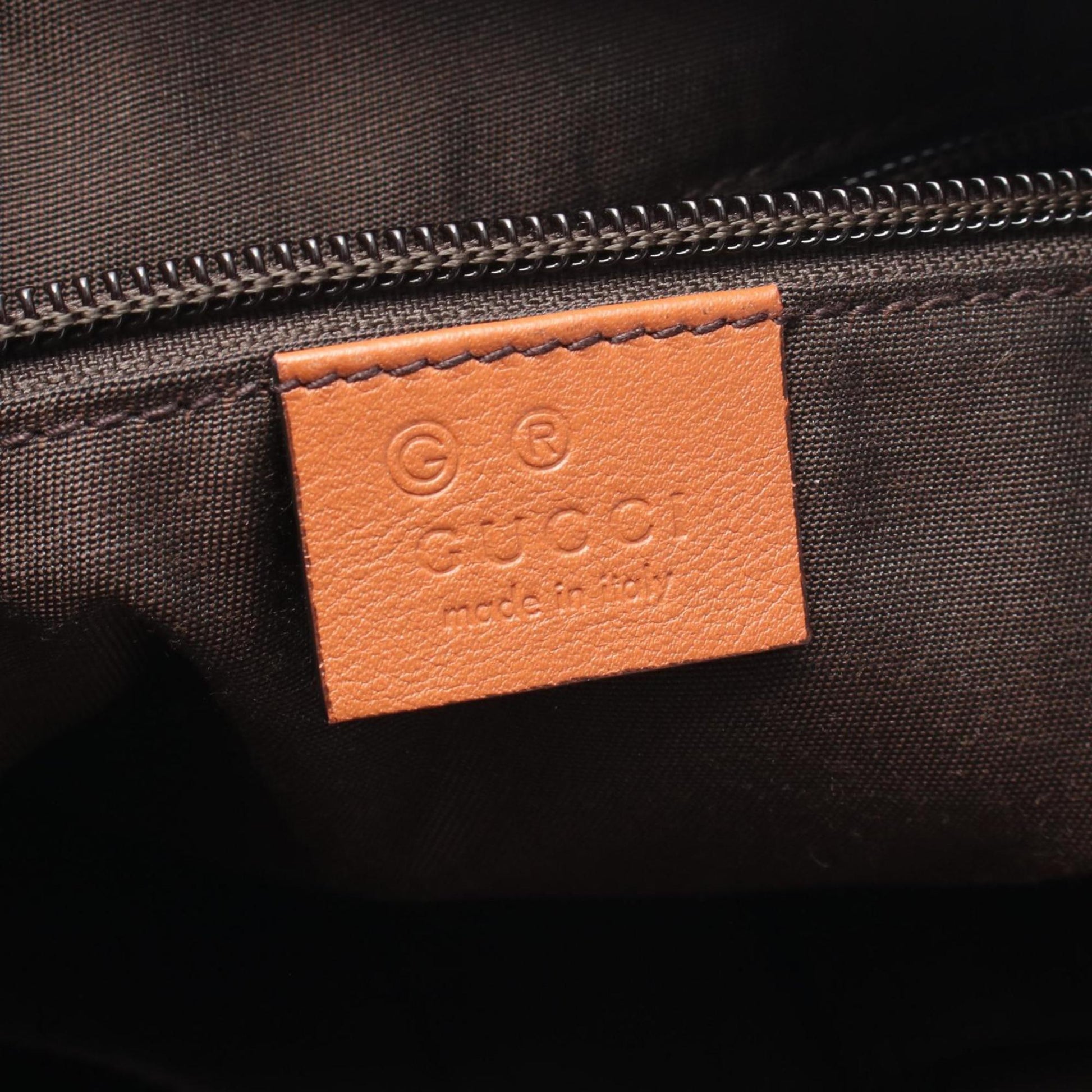 Gucci Brown Leather Shoulder Bag