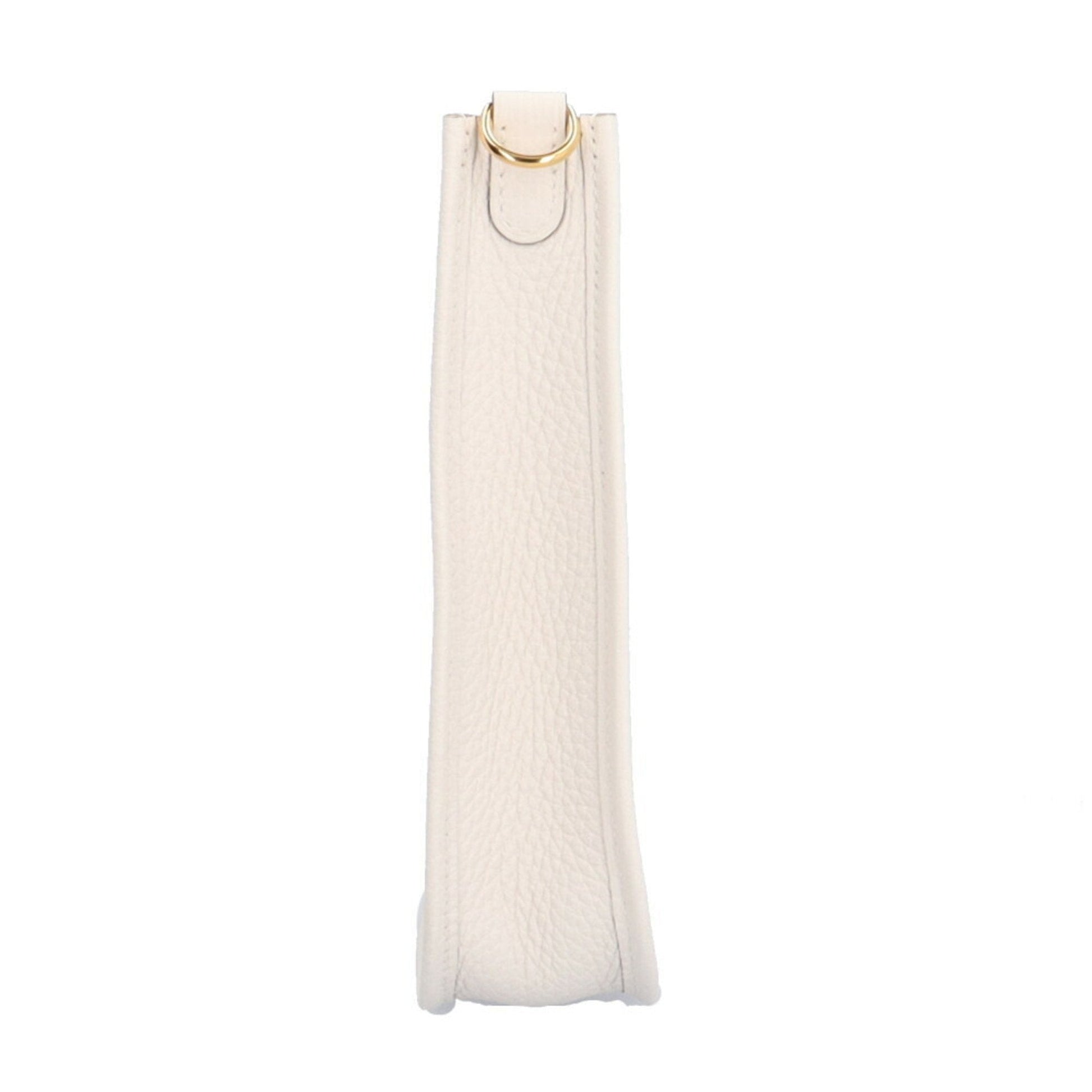 Hermes Evelyne Shoulder Bag Leather White