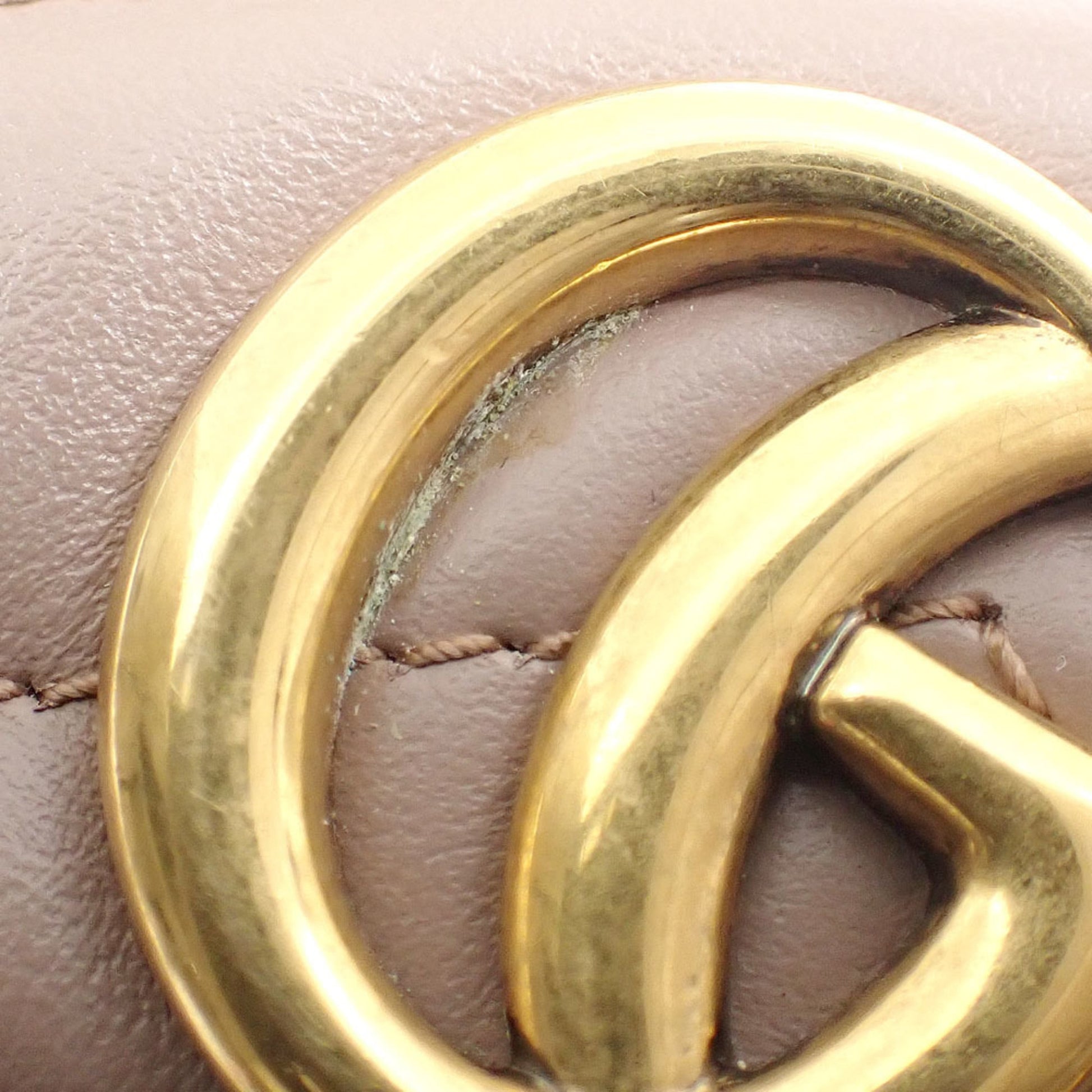 Gucci Beige Quilting Leather Shoulder Bag