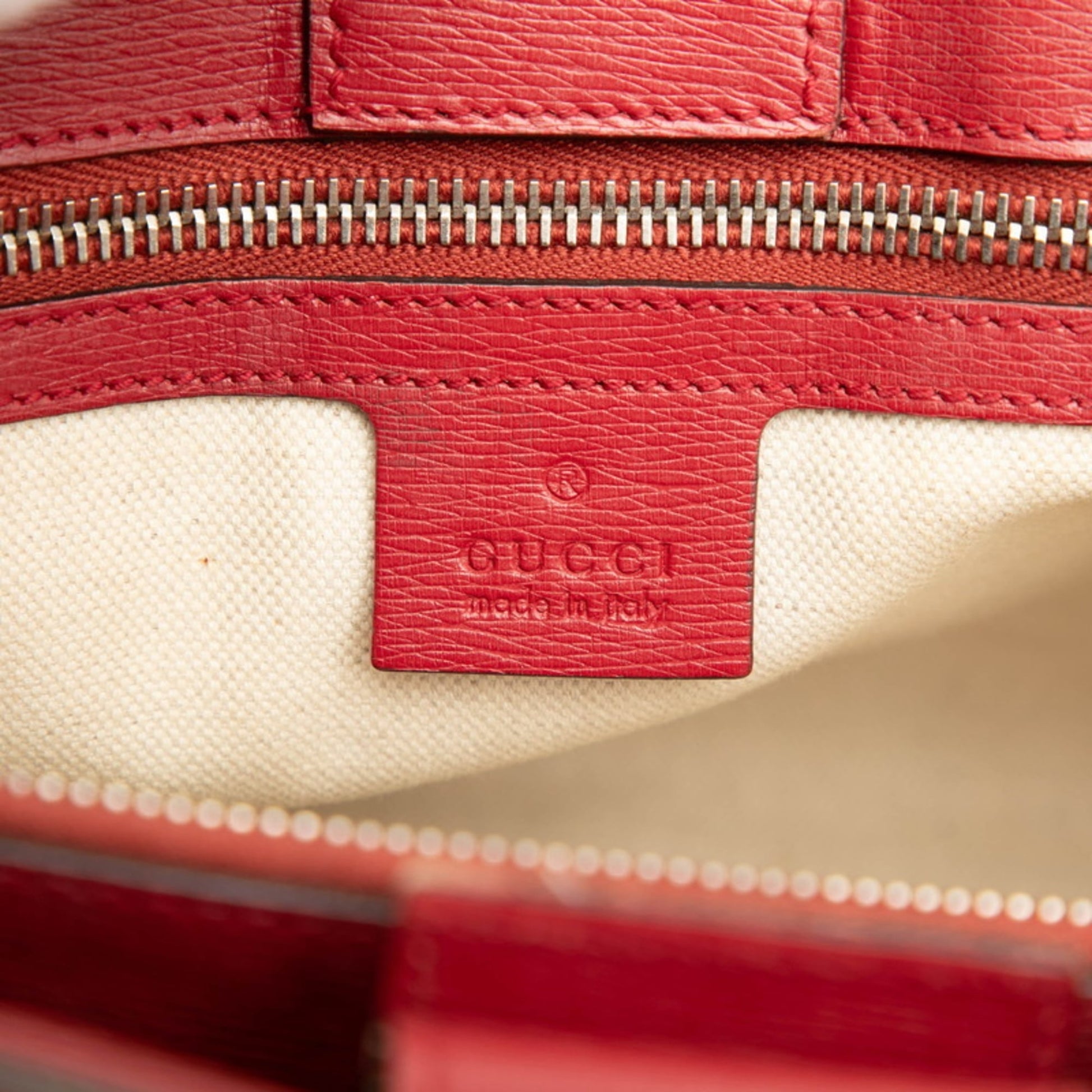 Gucci Multi-Color Red Color Leather Handbag Shoulder Bag