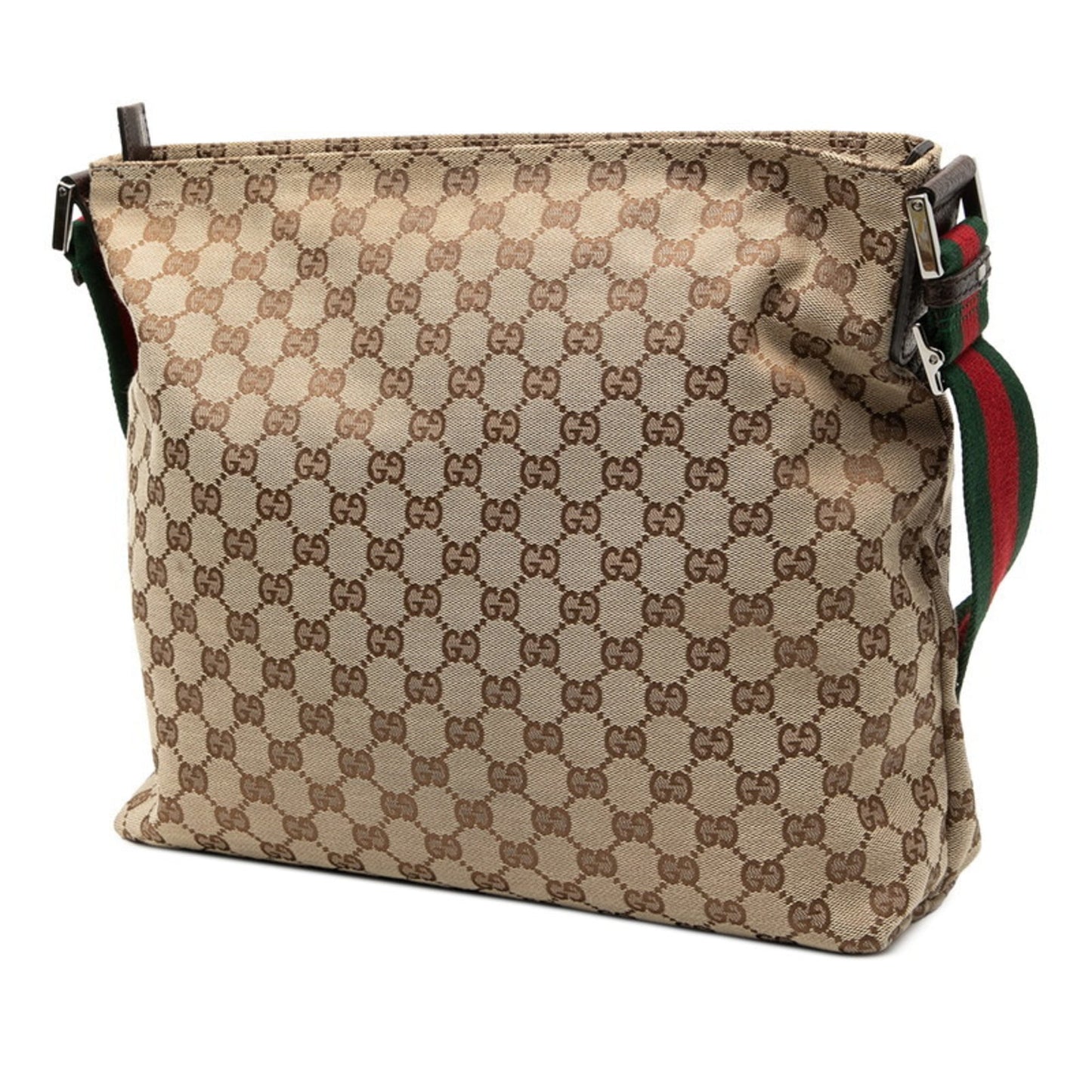 Gucci Brown Gg Canvas Shoulder Bag
