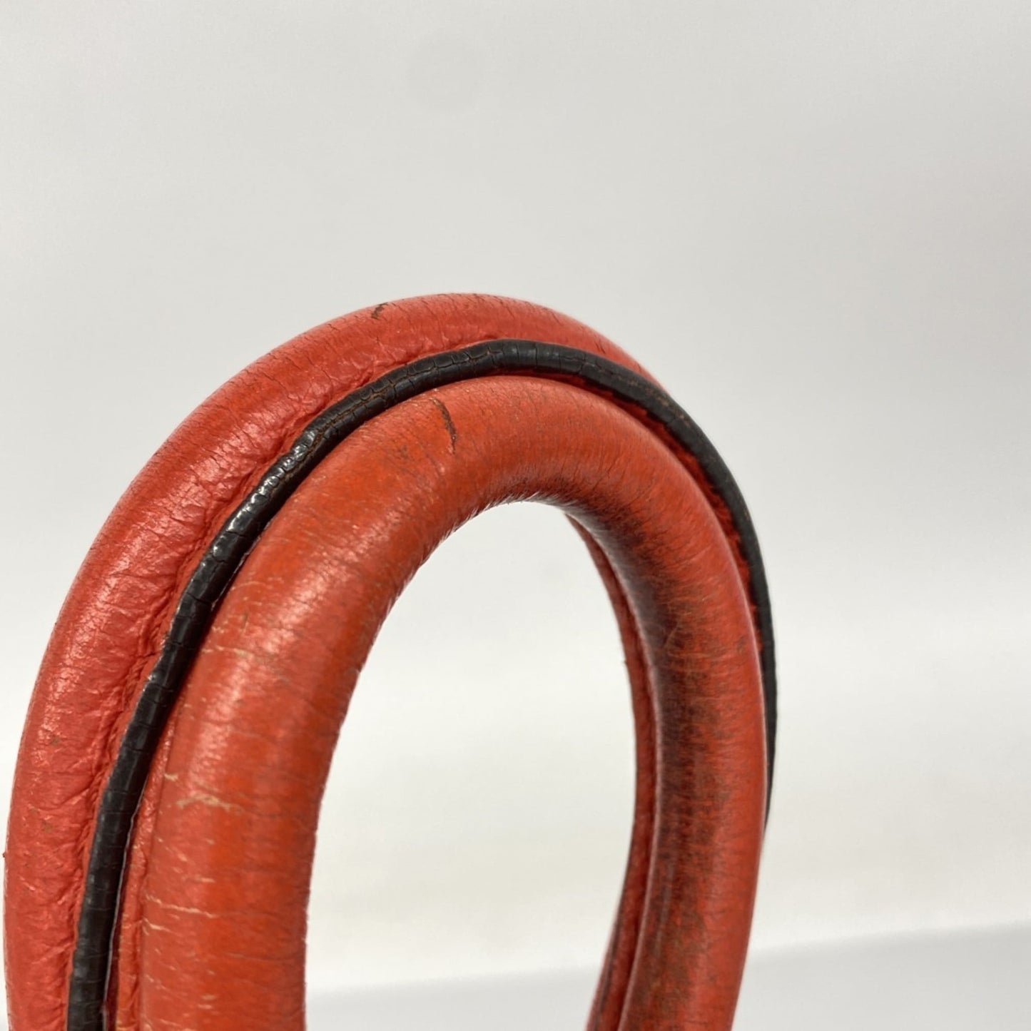 Gucci Red Color Leather Tote Bag