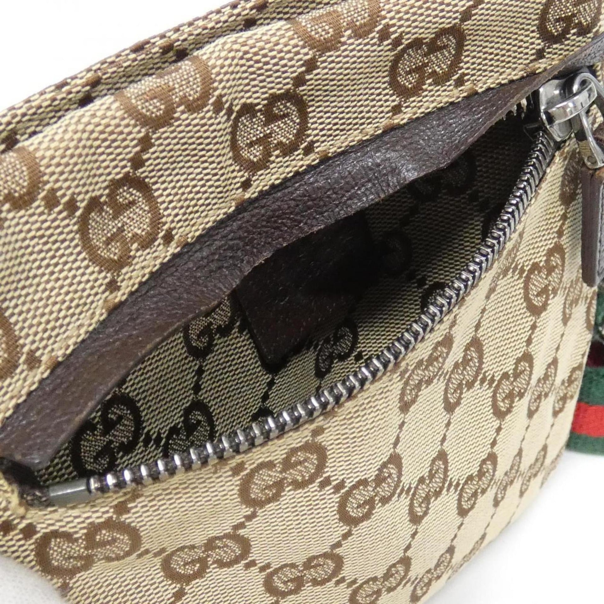 Gucci Beige Gg Canvas Fanny Pack