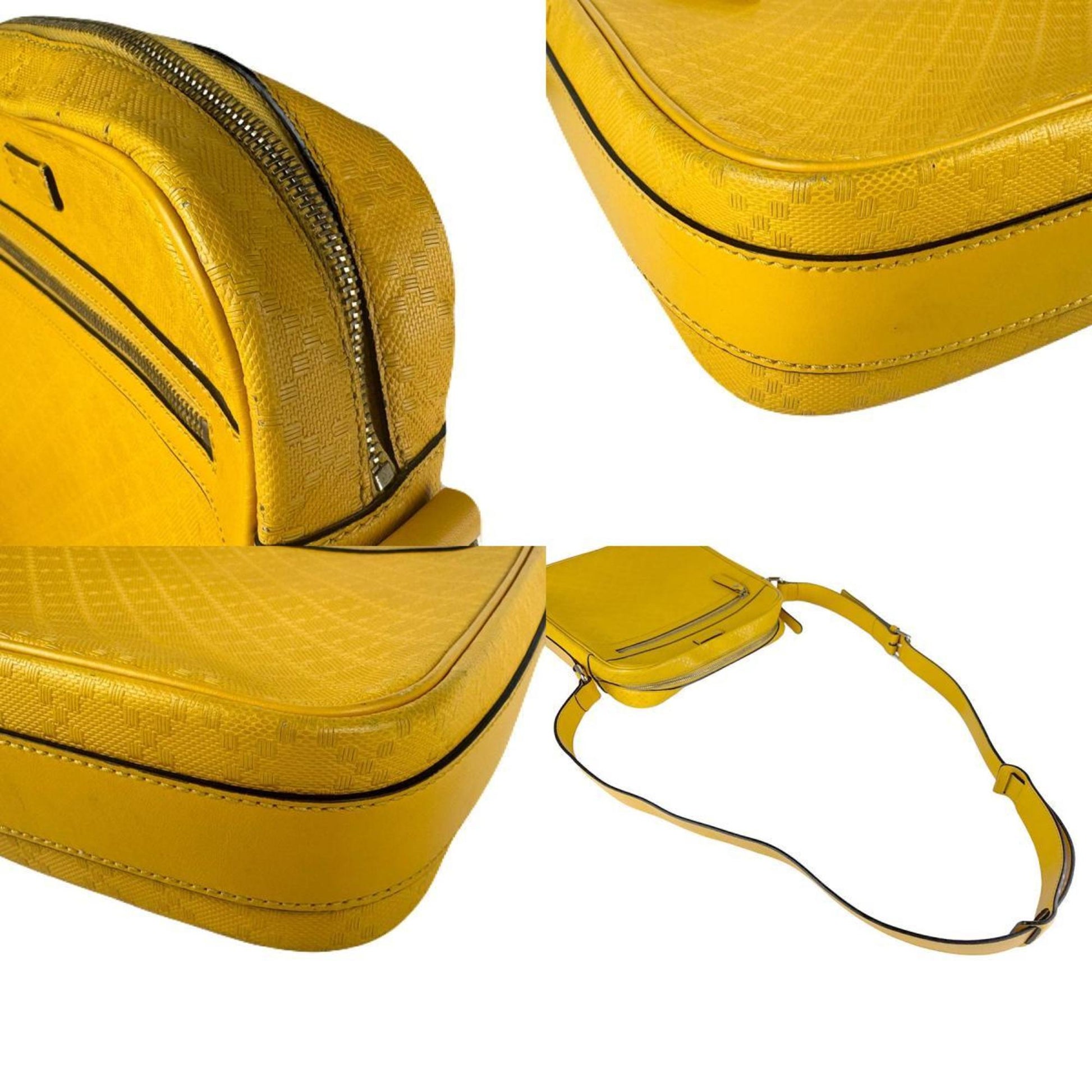 Gucci Yellow Leather Shoulder Bag