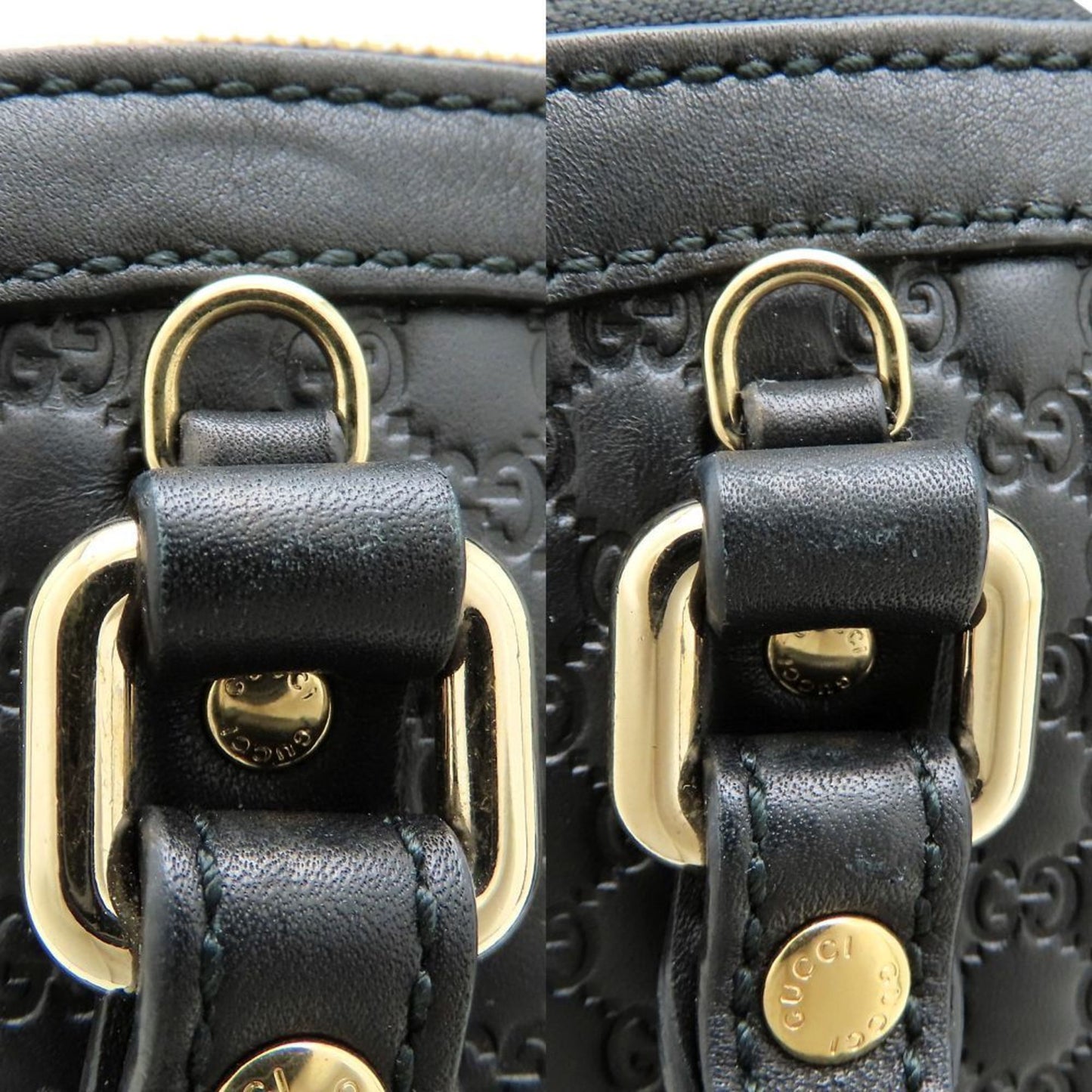 Gucci Black Leather Handbag