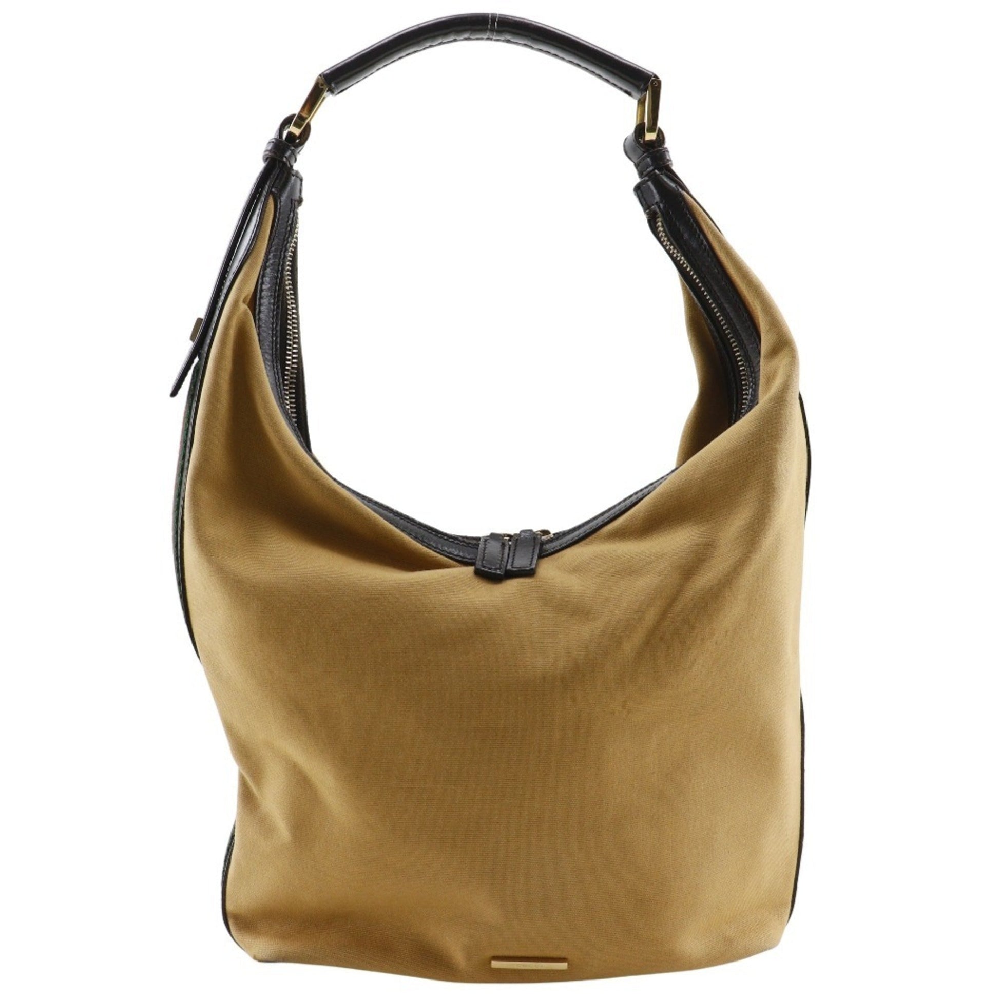 Gucci Beige Canvas Shoulder Bag